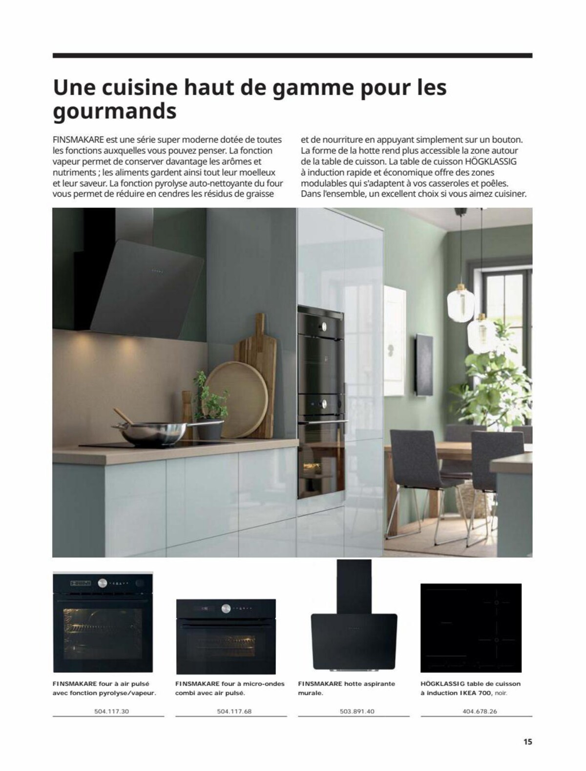 Catalogue IKEA ÉLECTROMÉNAGER Guide d’achat 2023, page 00015