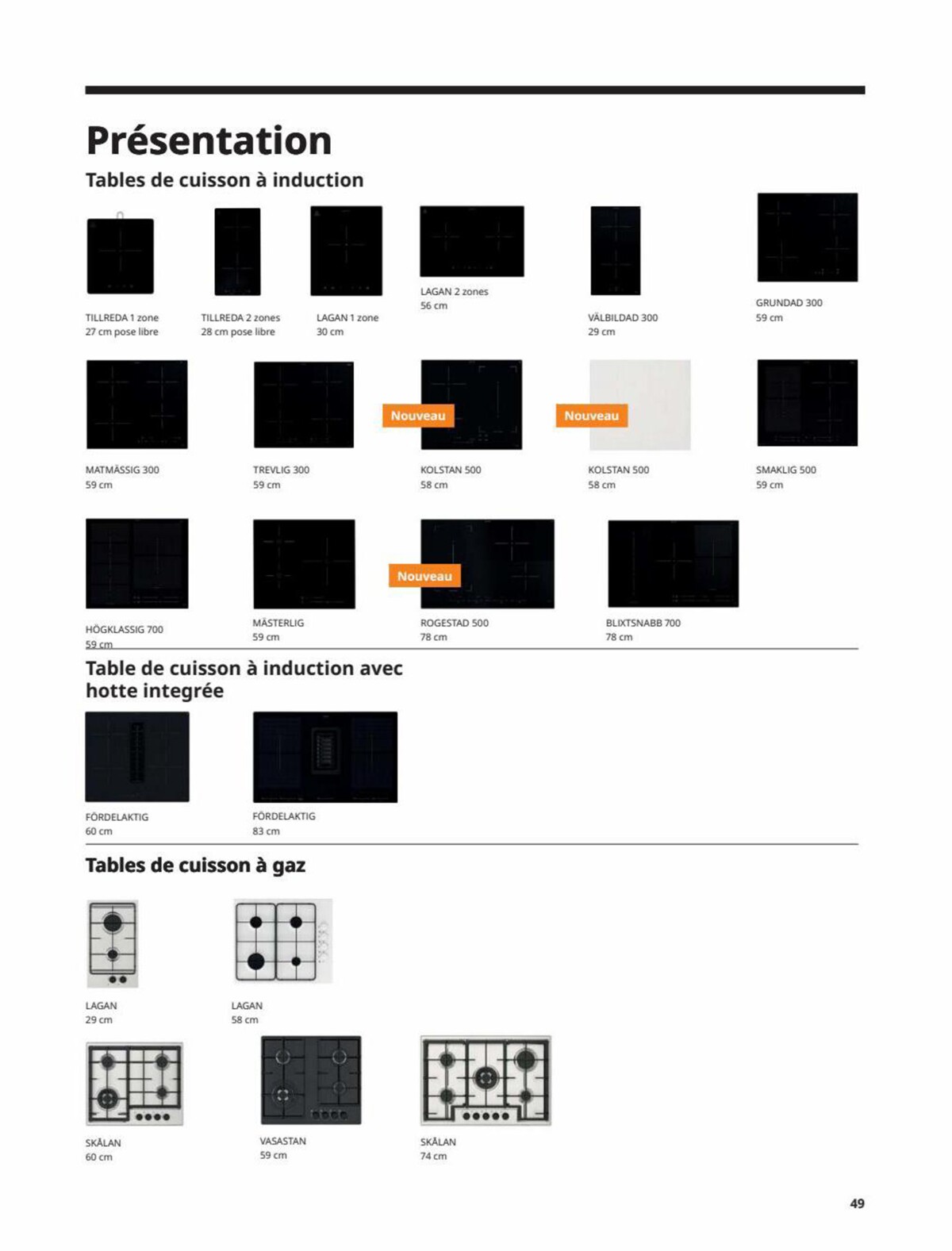 Catalogue IKEA ÉLECTROMÉNAGER Guide d’achat 2023, page 00049