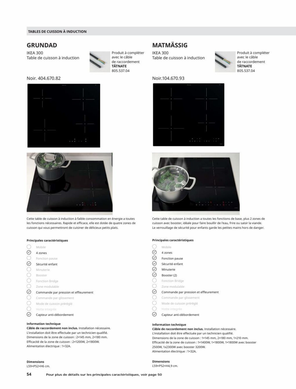 Catalogue IKEA ÉLECTROMÉNAGER Guide d’achat 2023, page 00054