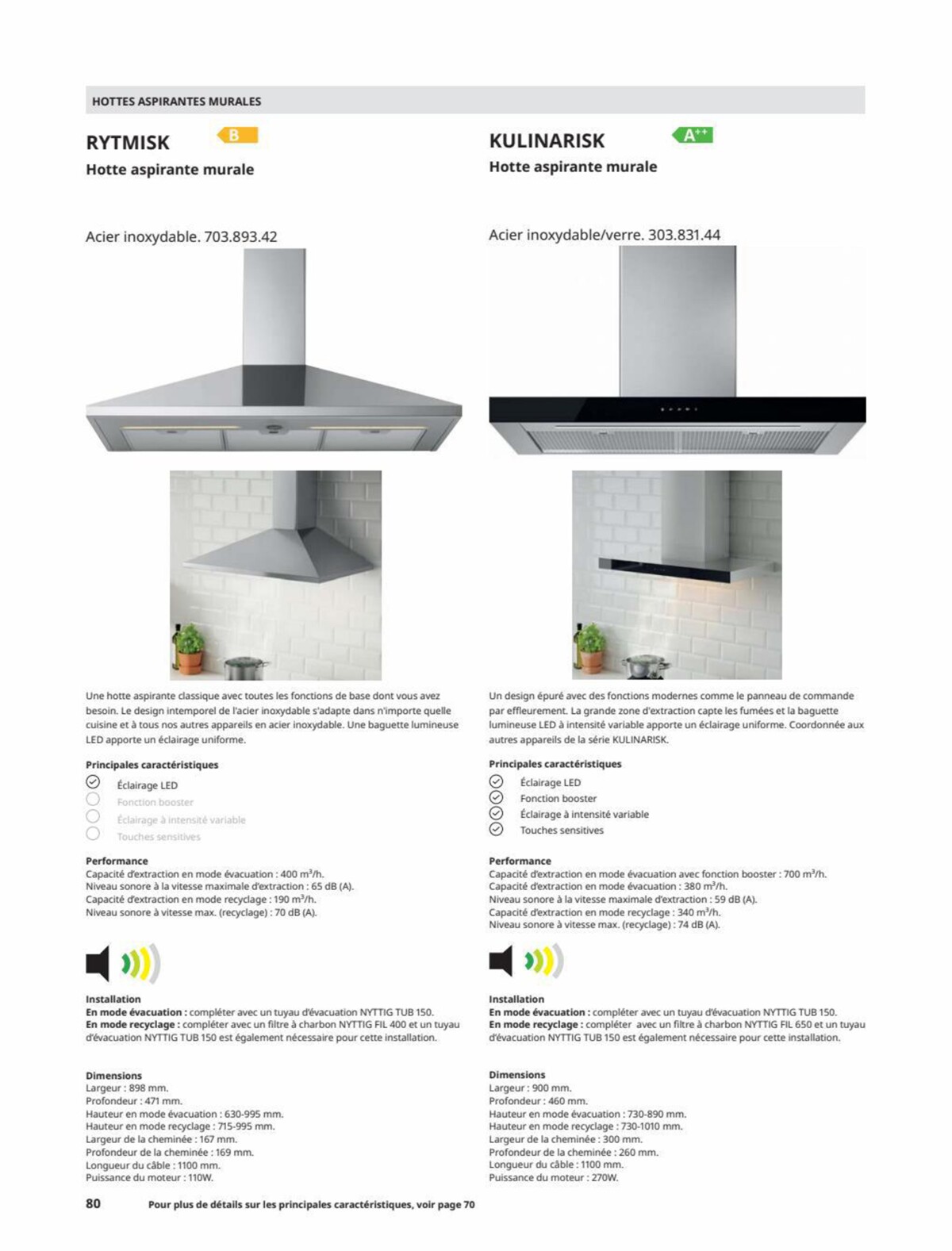 Catalogue IKEA ÉLECTROMÉNAGER Guide d’achat 2023, page 00080