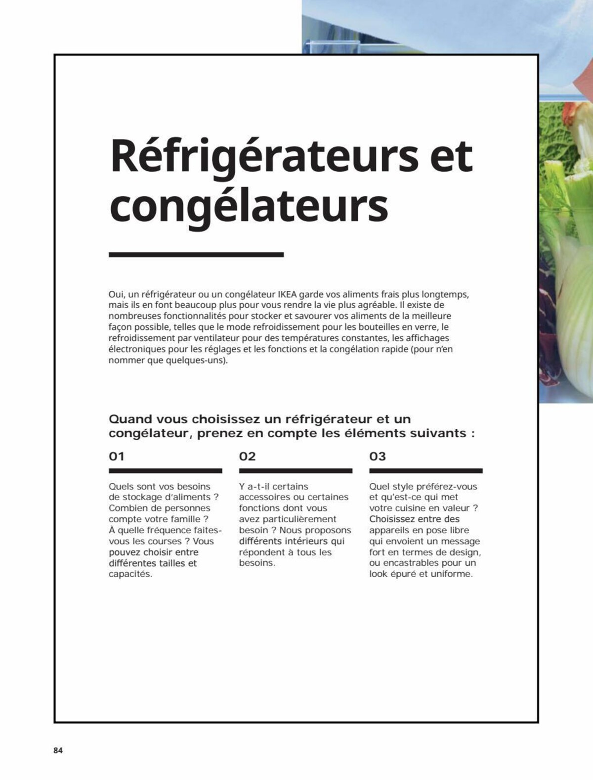 Catalogue IKEA ÉLECTROMÉNAGER Guide d’achat 2023, page 00084