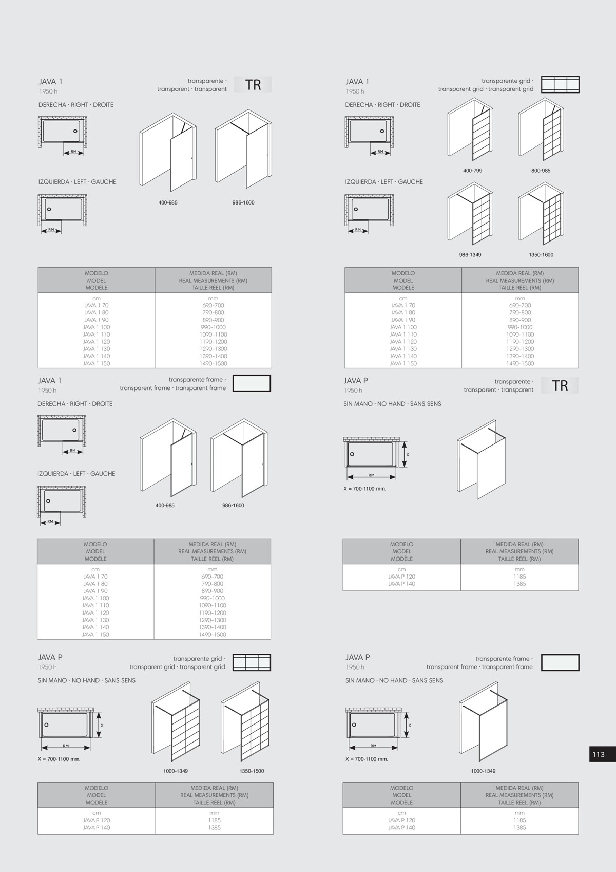 Catalogue Bathroom Series - Porcelanosa, page 00113