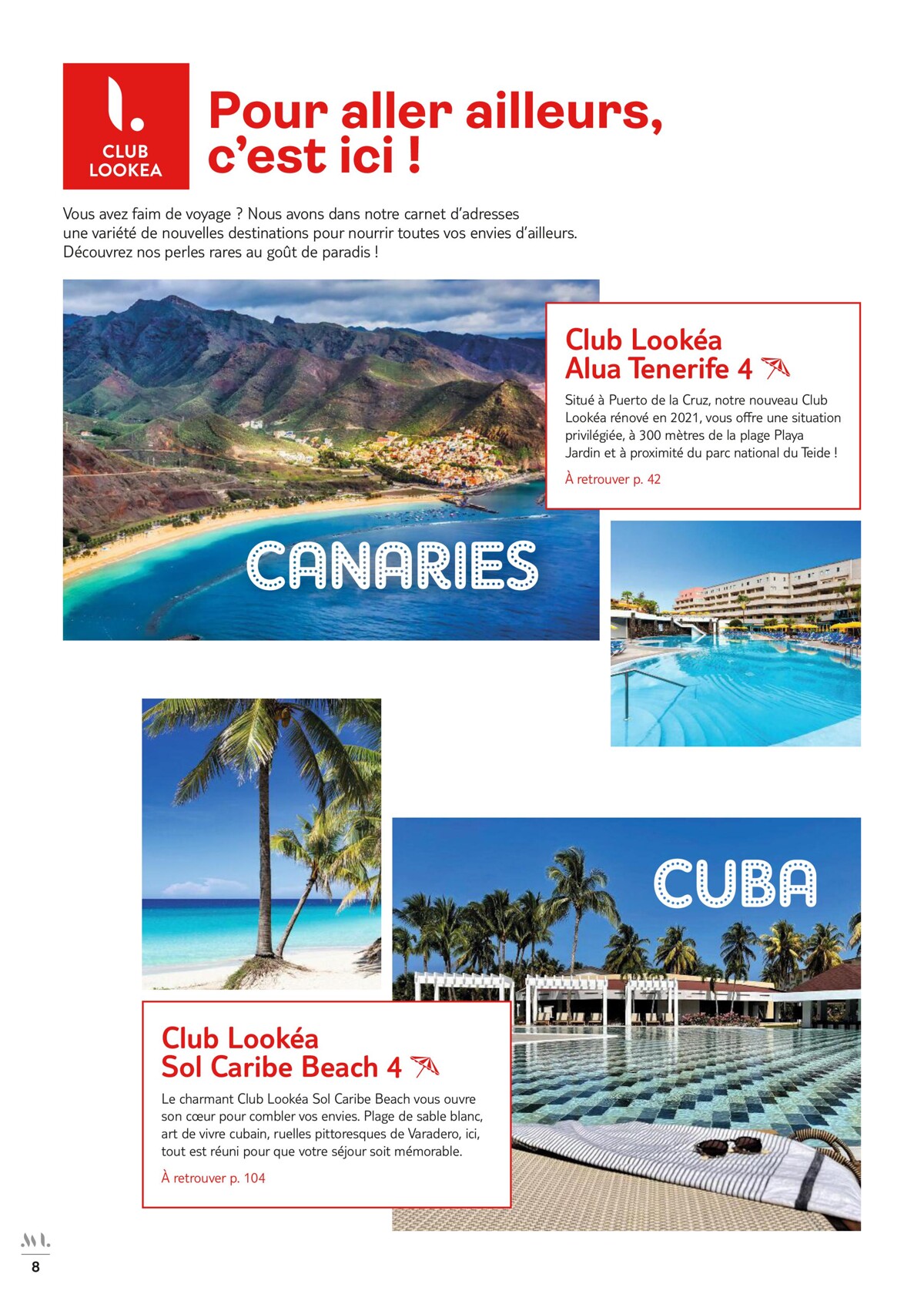 Catalogue Brochure TUI Clubs Collection Hiver 2023/2024, page 00010