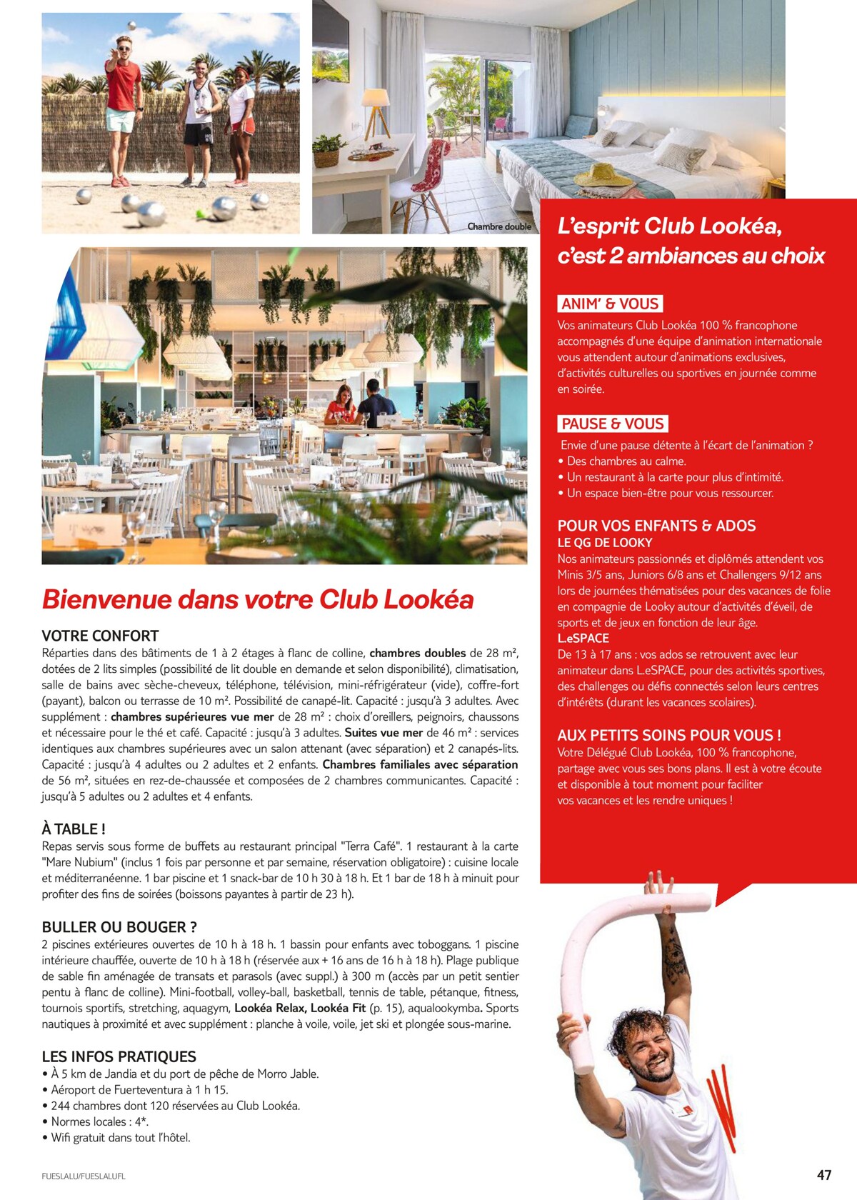 Catalogue Brochure TUI Clubs Collection Hiver 2023/2024, page 00049