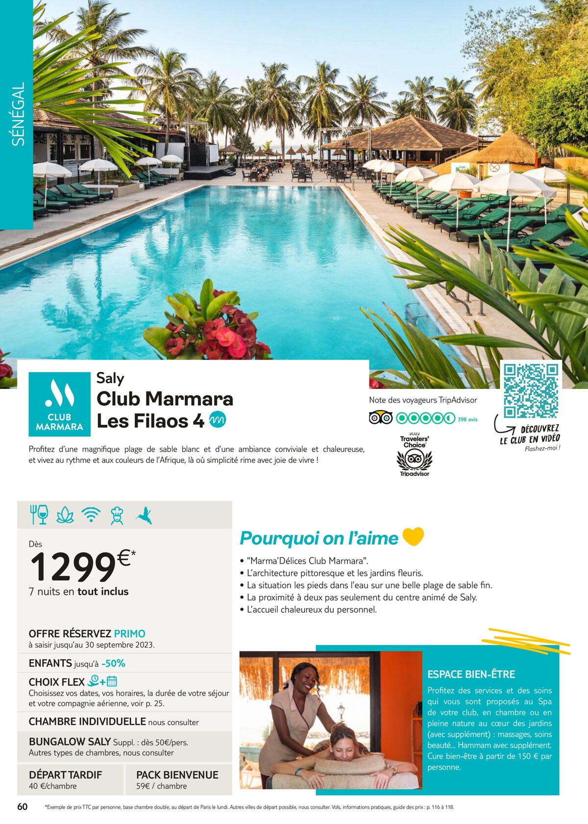 Catalogue Brochure TUI Clubs Collection Hiver 2023/2024, page 00062