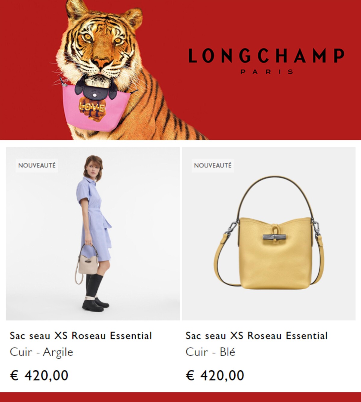 Catalogue Nouveauté Longchamp!, page 00004