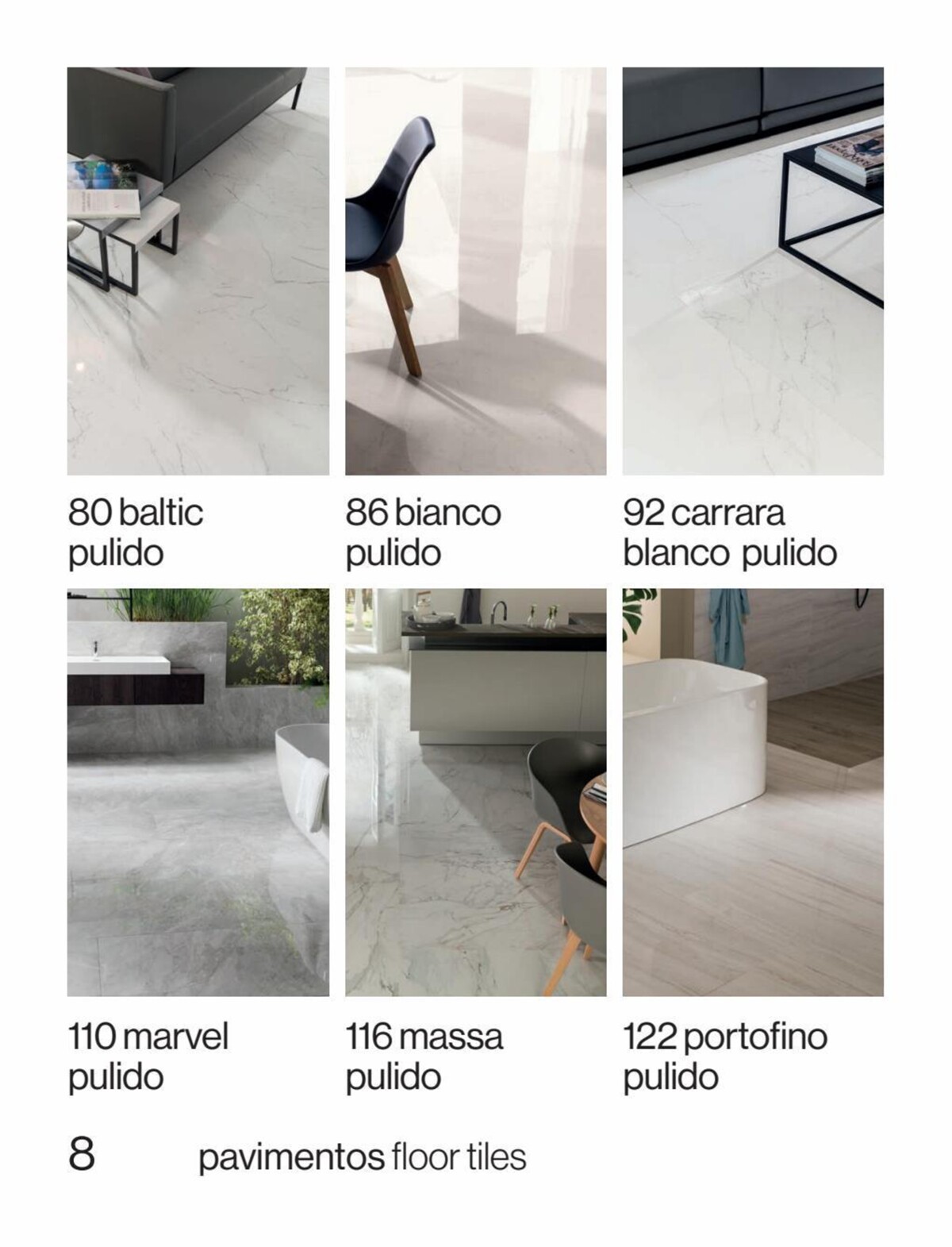 Catalogue MARMI,a ceramic tile that echoes the purity of marble, page 00008