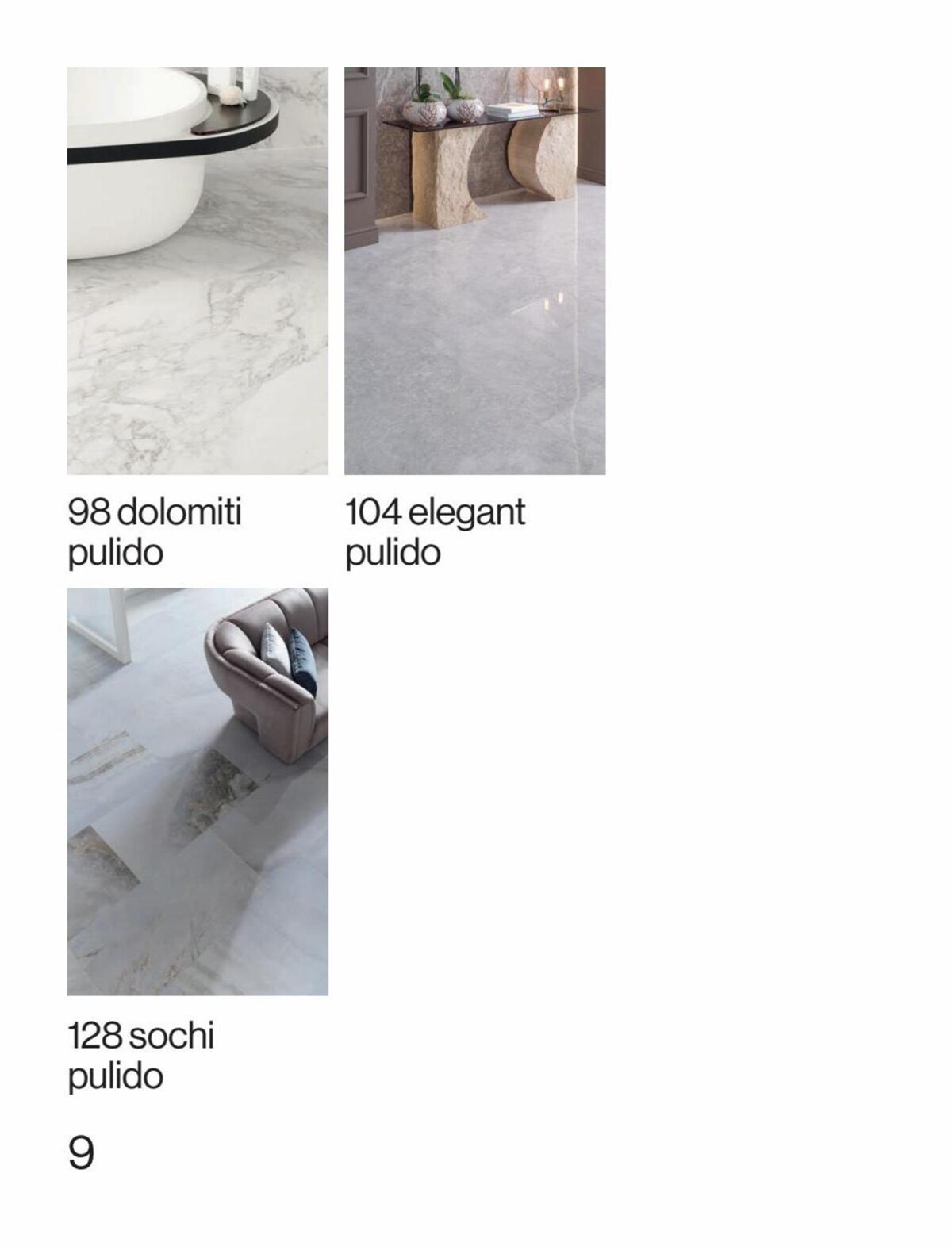 Catalogue MARMI,a ceramic tile that echoes the purity of marble, page 00009