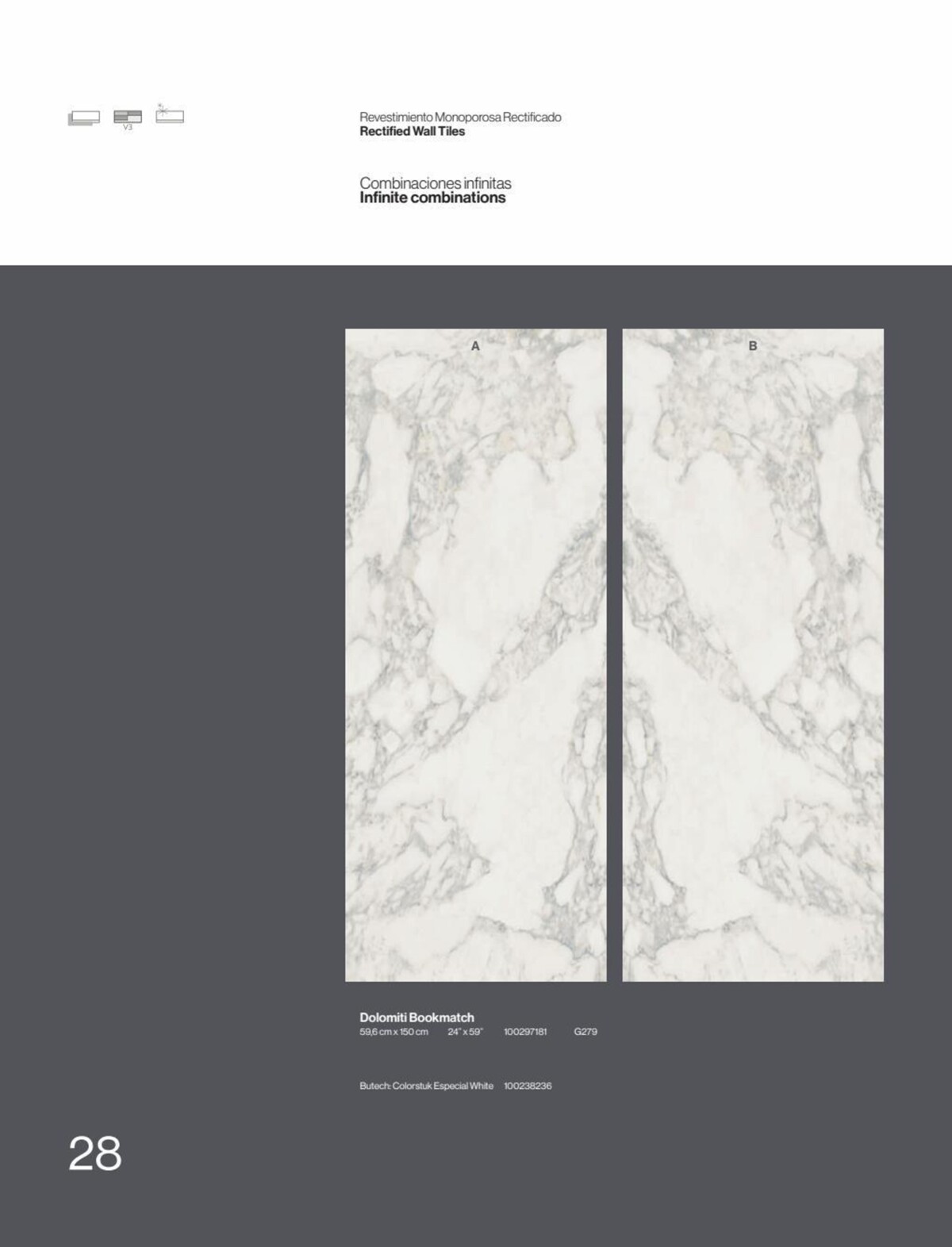 Catalogue MARMI,a ceramic tile that echoes the purity of marble, page 00028