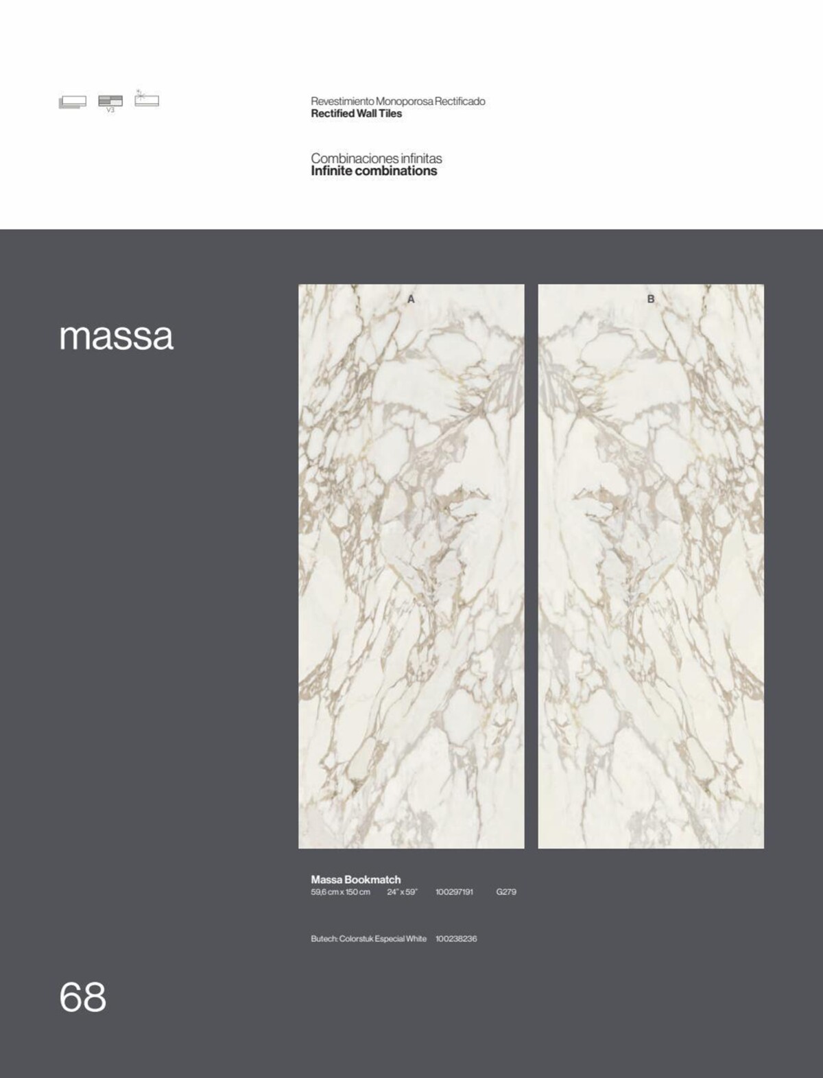 Catalogue MARMI,a ceramic tile that echoes the purity of marble, page 00068