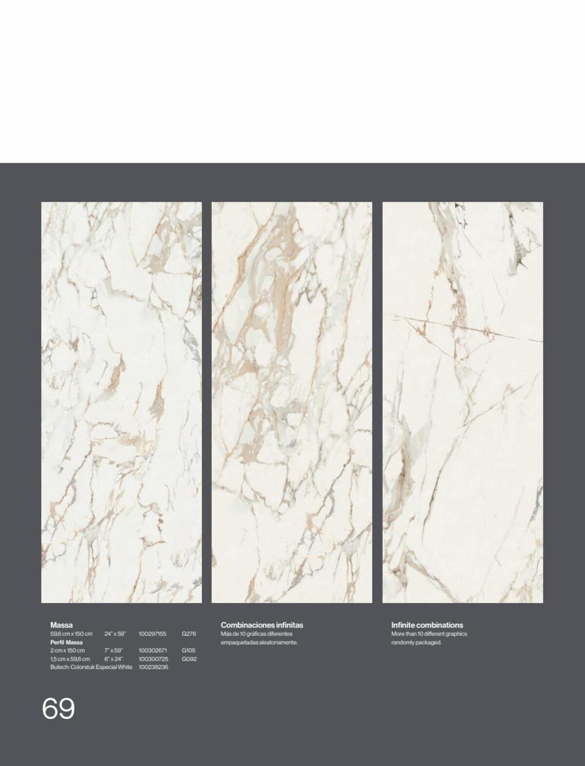 Catalogue MARMI,a ceramic tile that echoes the purity of marble, page 00069