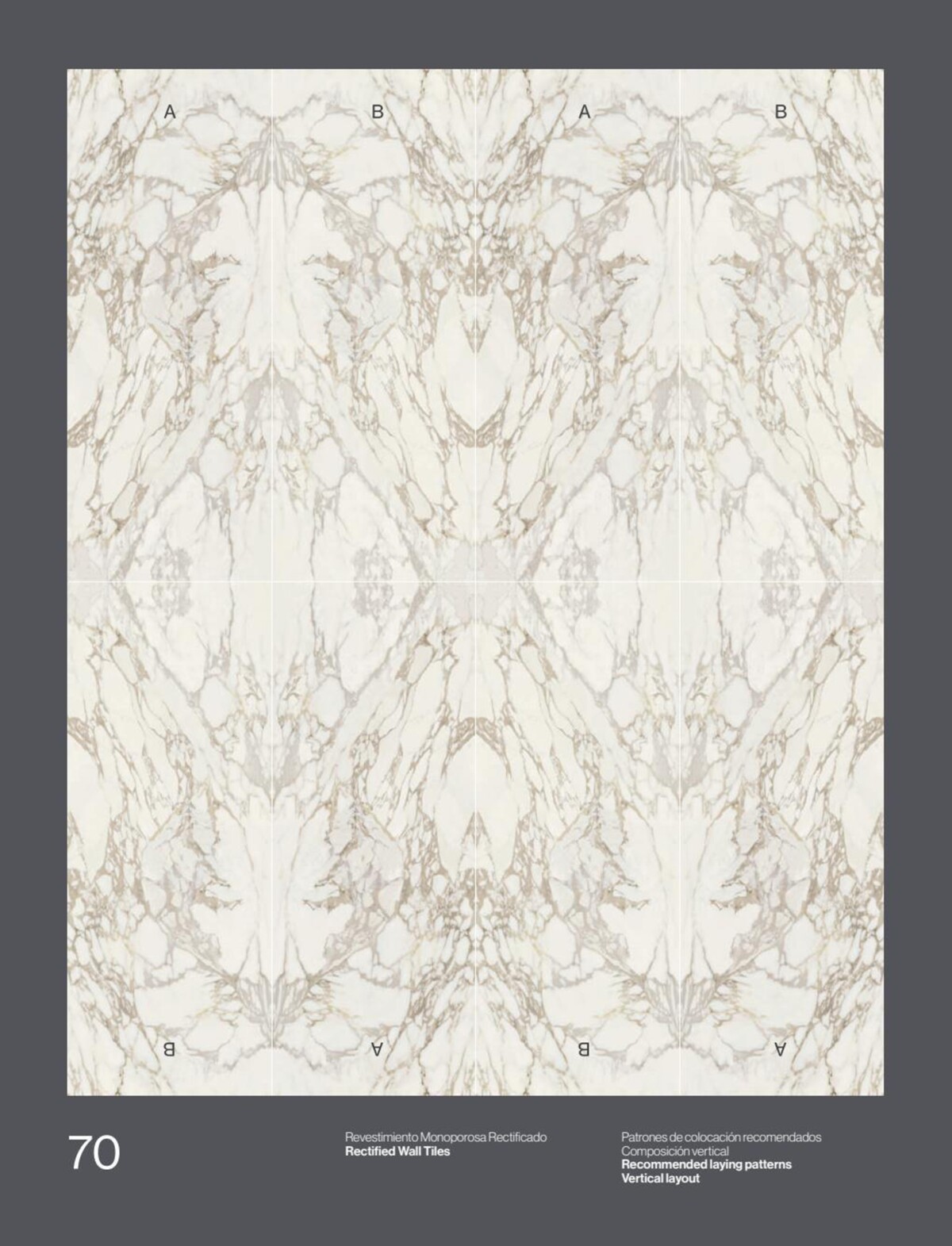 Catalogue MARMI,a ceramic tile that echoes the purity of marble, page 00070