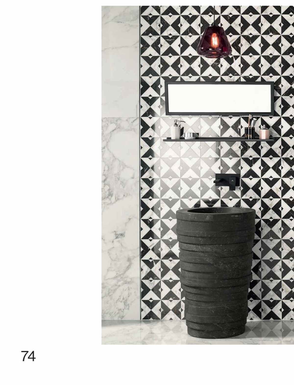 Catalogue MARMI,a ceramic tile that echoes the purity of marble, page 00074
