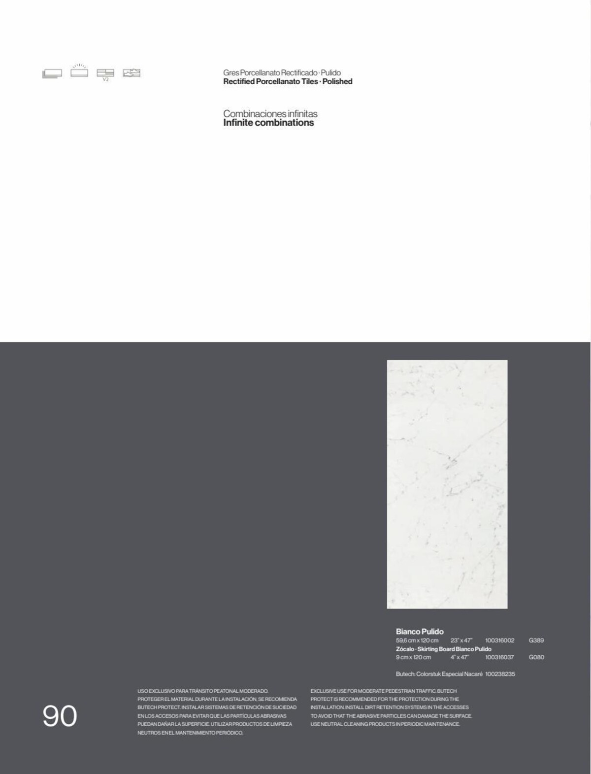 Catalogue MARMI,a ceramic tile that echoes the purity of marble, page 00090