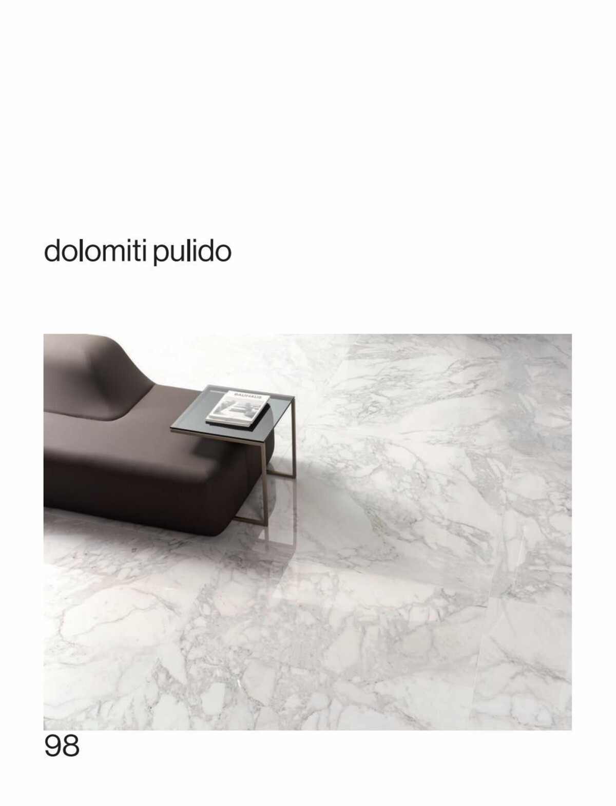 Catalogue MARMI,a ceramic tile that echoes the purity of marble, page 00098