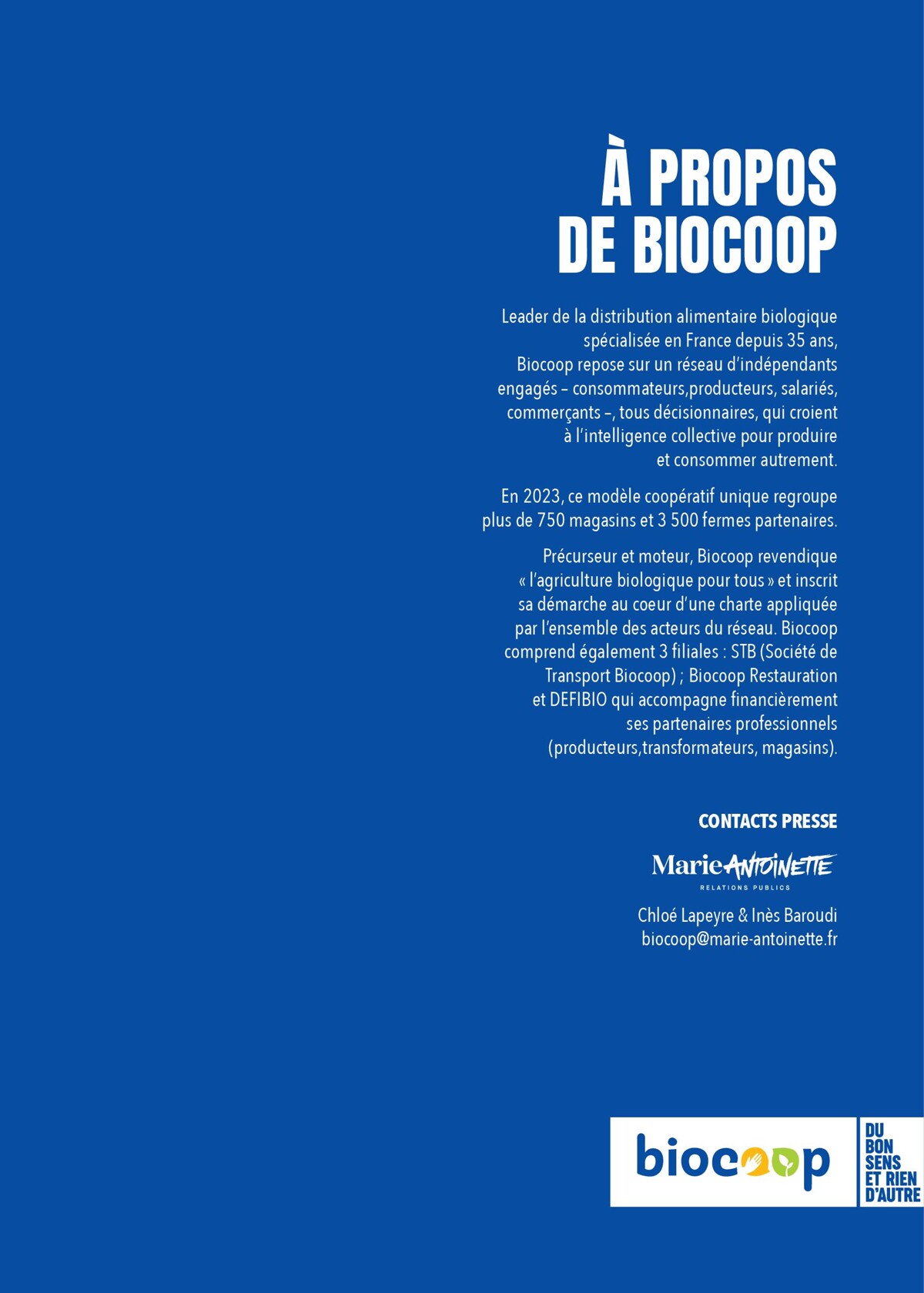 Catalogue Foire aux Vins Biocoop 2023, page 00012