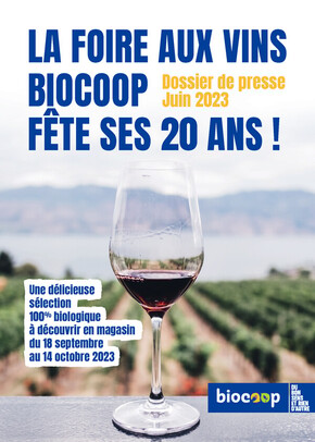 Promos de Magasins Bio | Foire aux Vins Biocoop 2023 sur Biocoop | 03/08/2023 - 14/10/2023