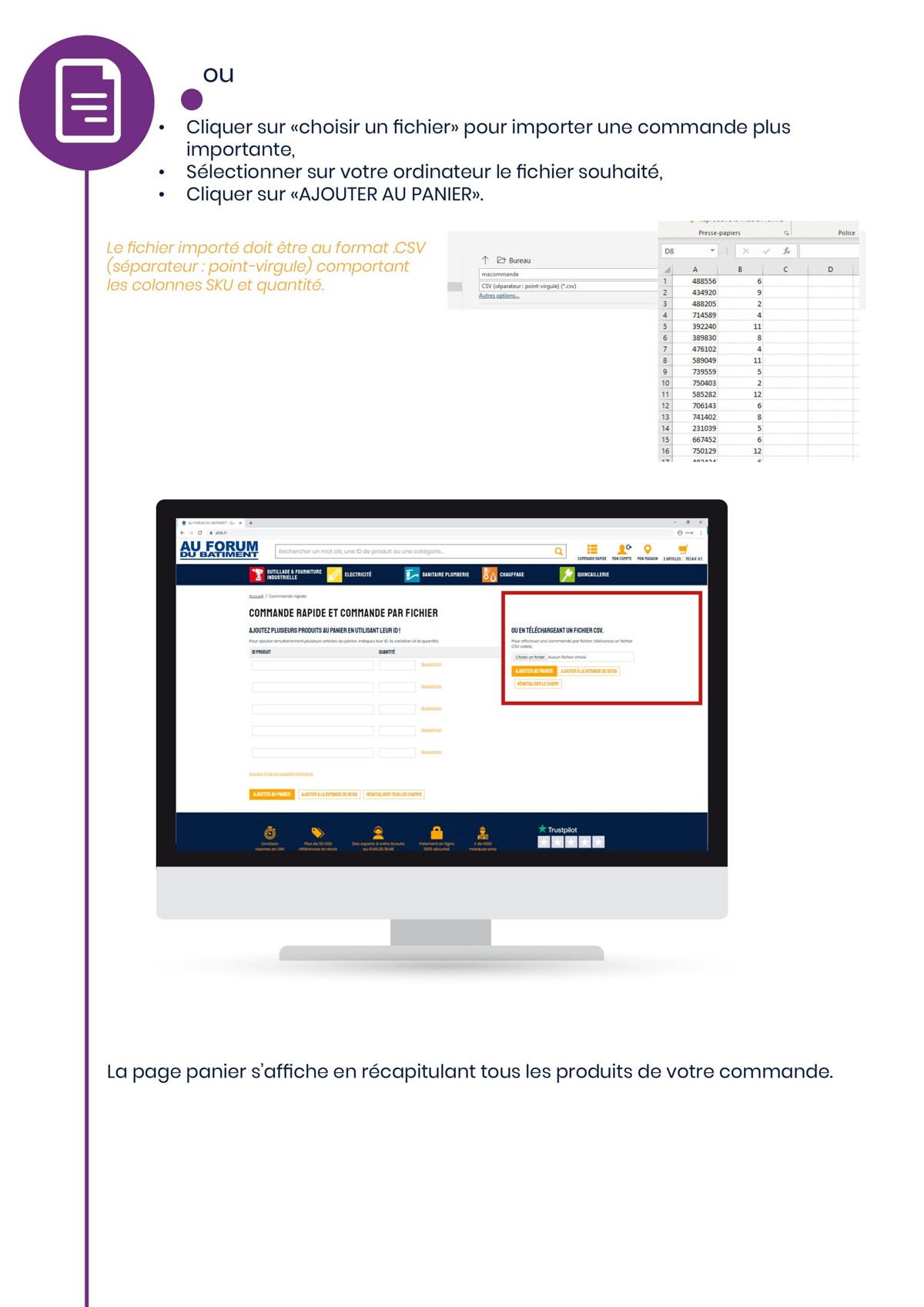 Catalogue Guide d’utilisation : plateforme B2B, page 00013