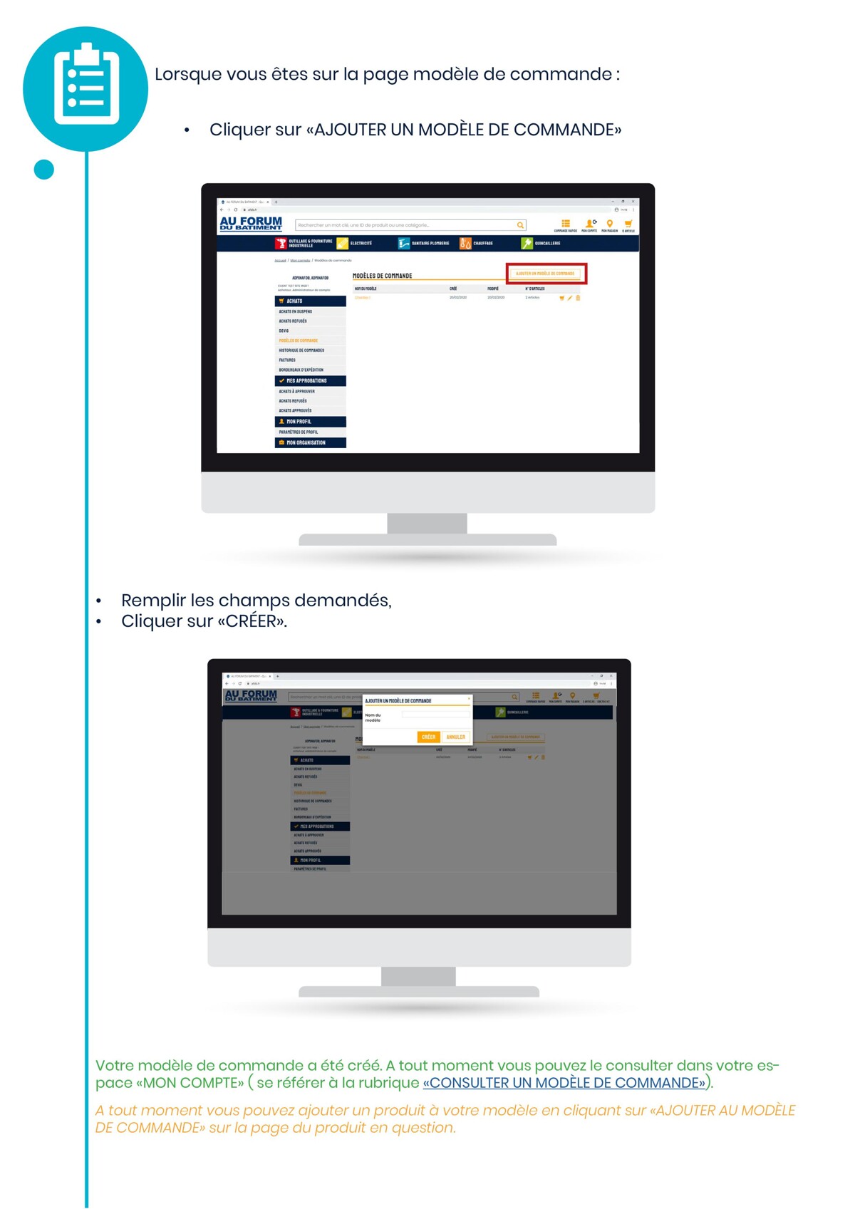 Catalogue Guide d’utilisation : plateforme B2B, page 00033