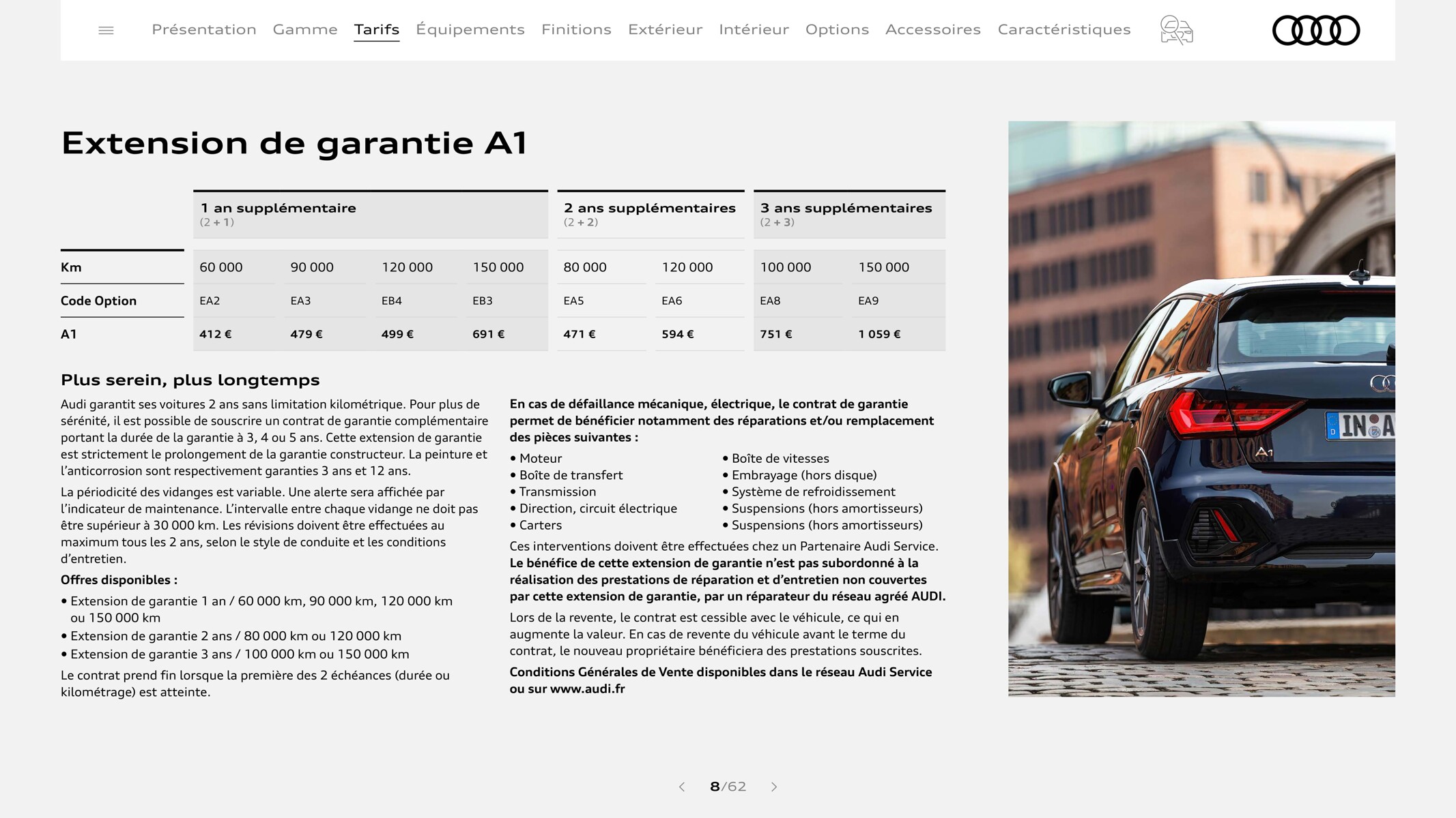 Catalogue A1 Sportback, page 00008