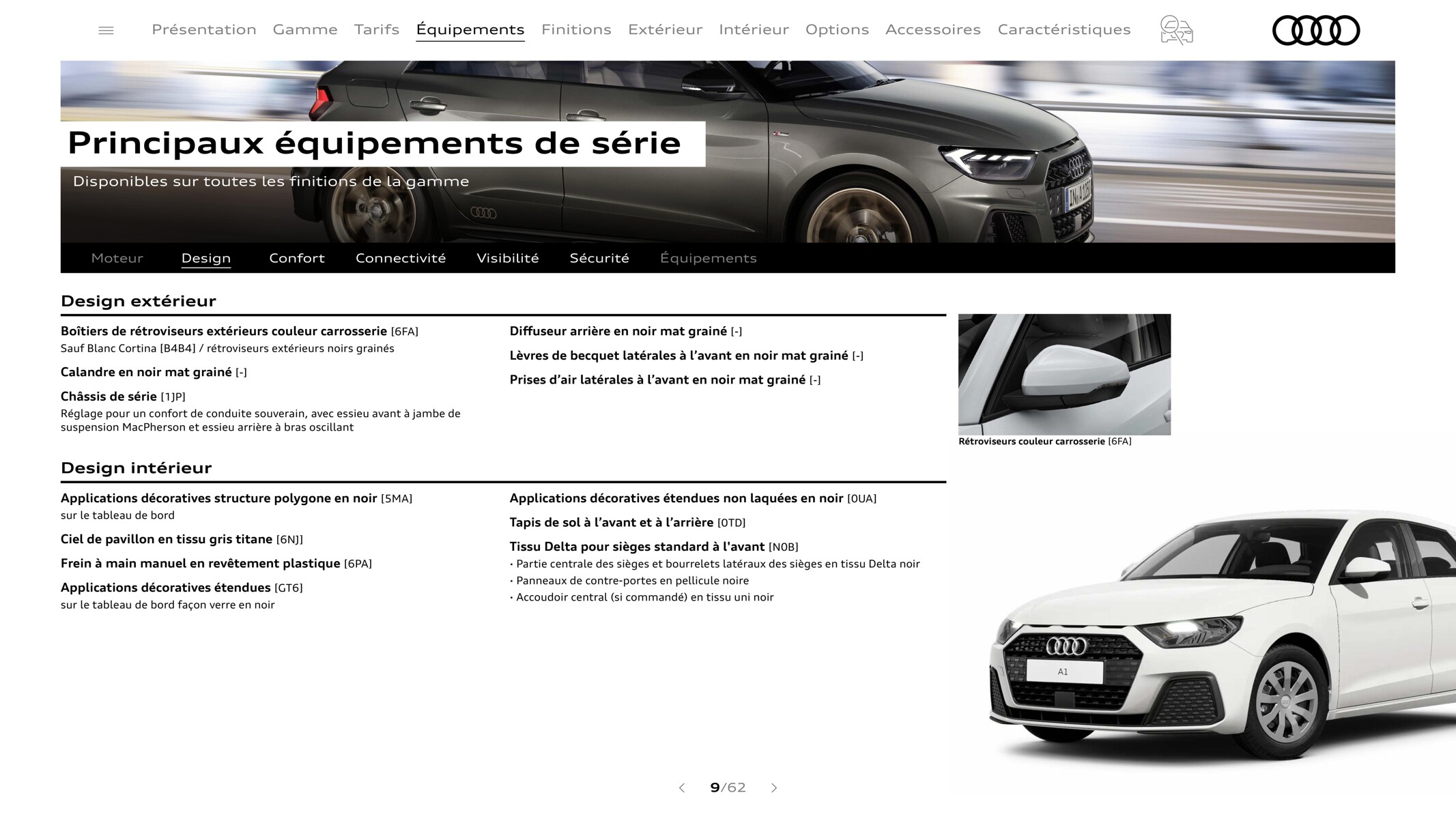 Catalogue A1 Sportback, page 00009