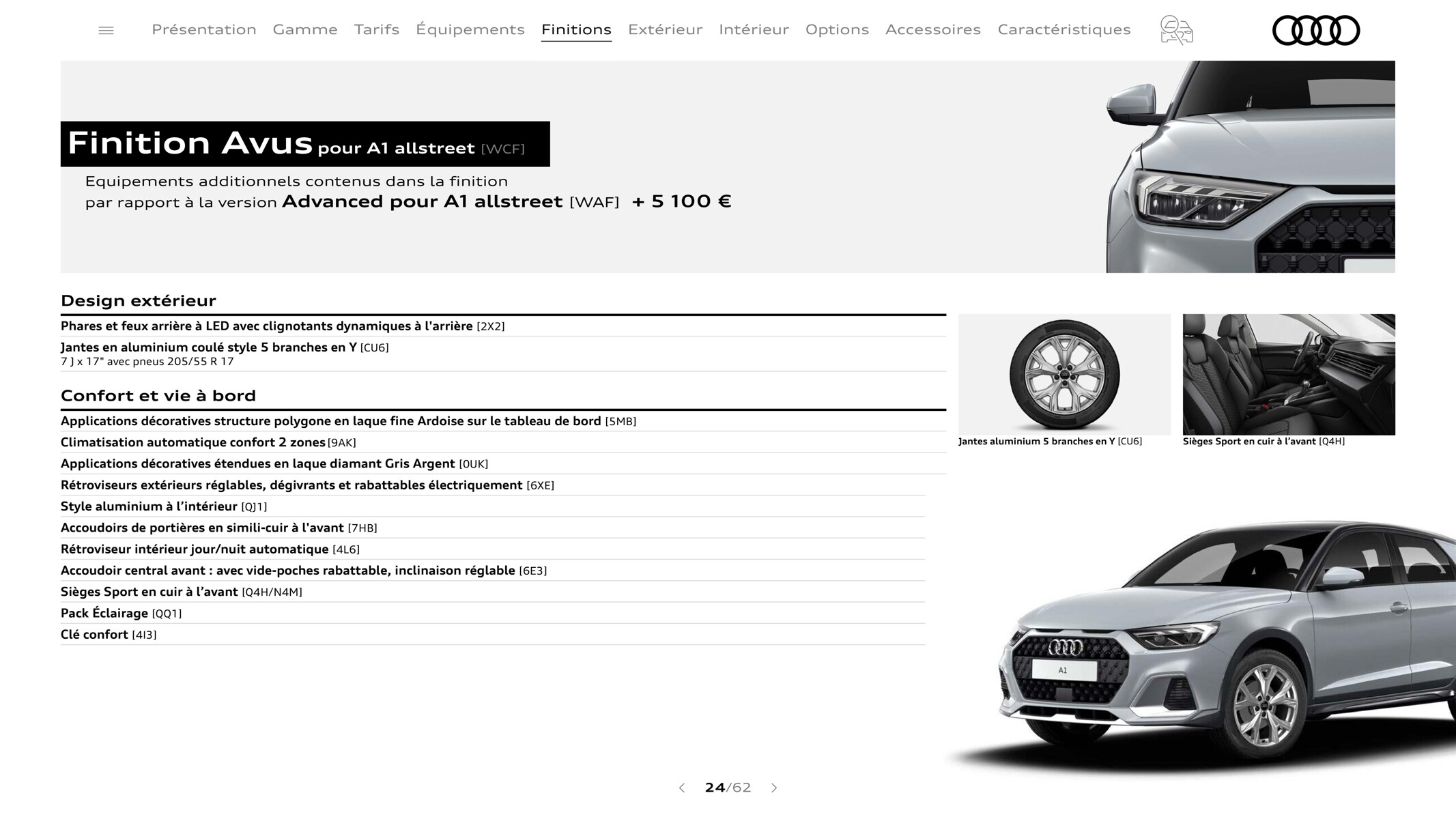 Catalogue A1 Sportback, page 00024