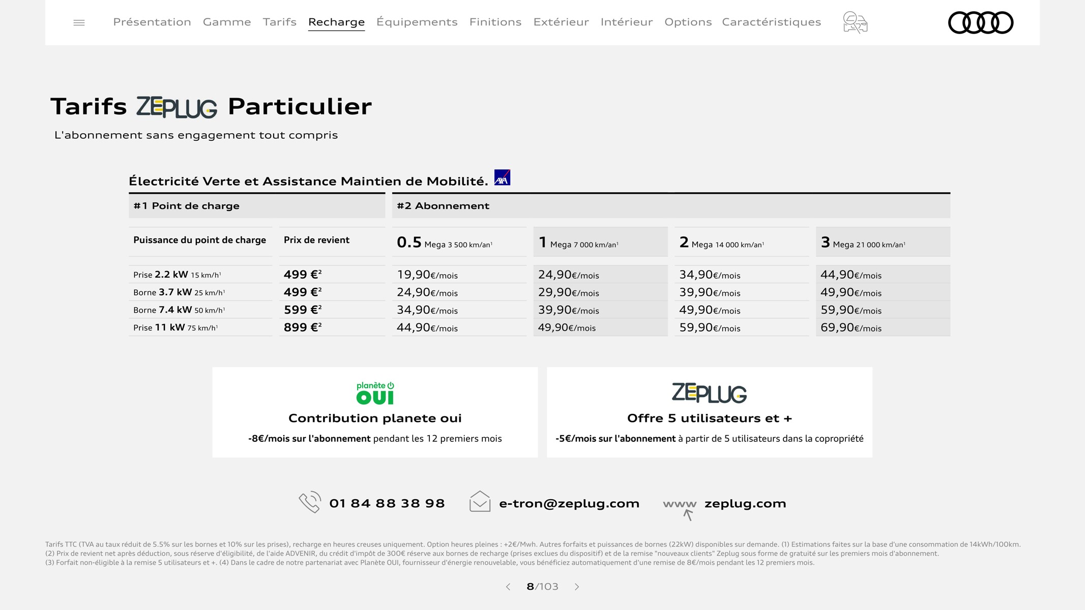 Catalogue A7 Sportback, page 00008