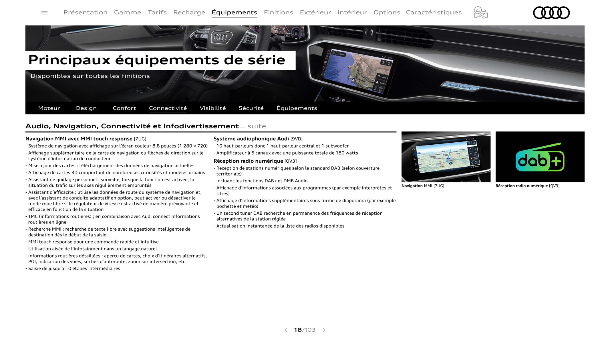 Catalogue A7 Sportback, page 00018