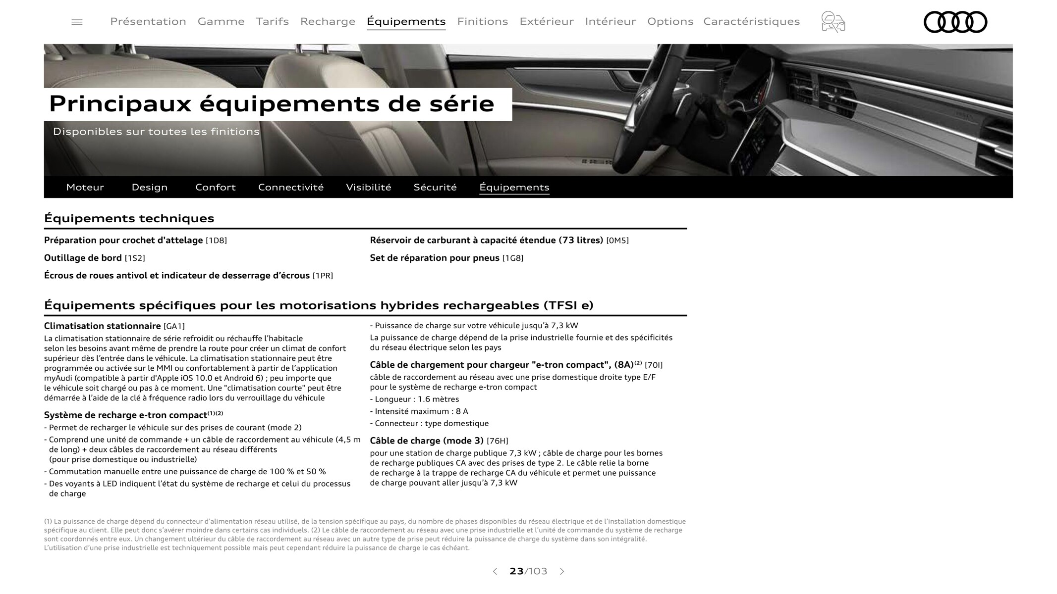 Catalogue A7 Sportback, page 00023