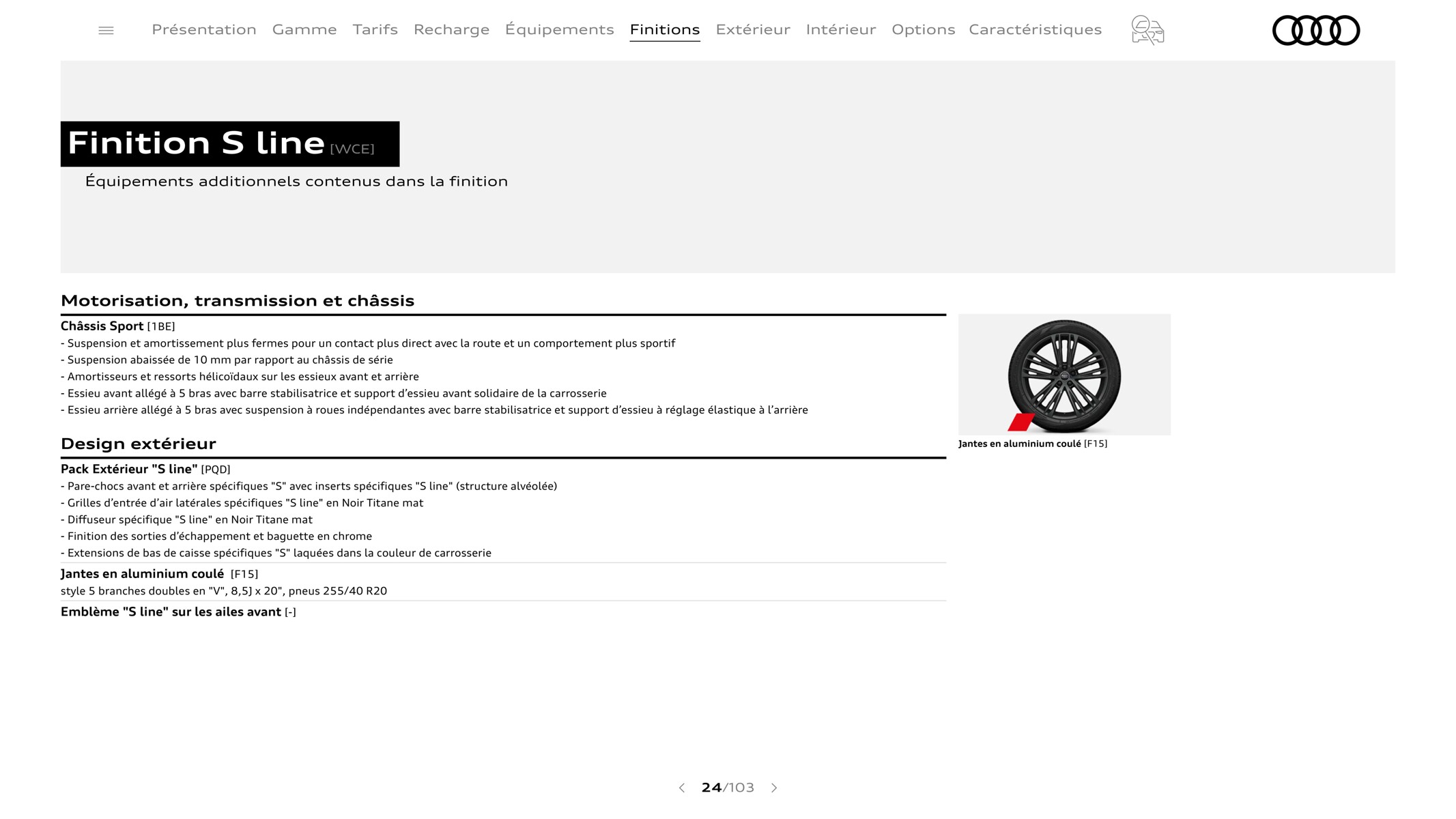 Catalogue A7 Sportback, page 00024