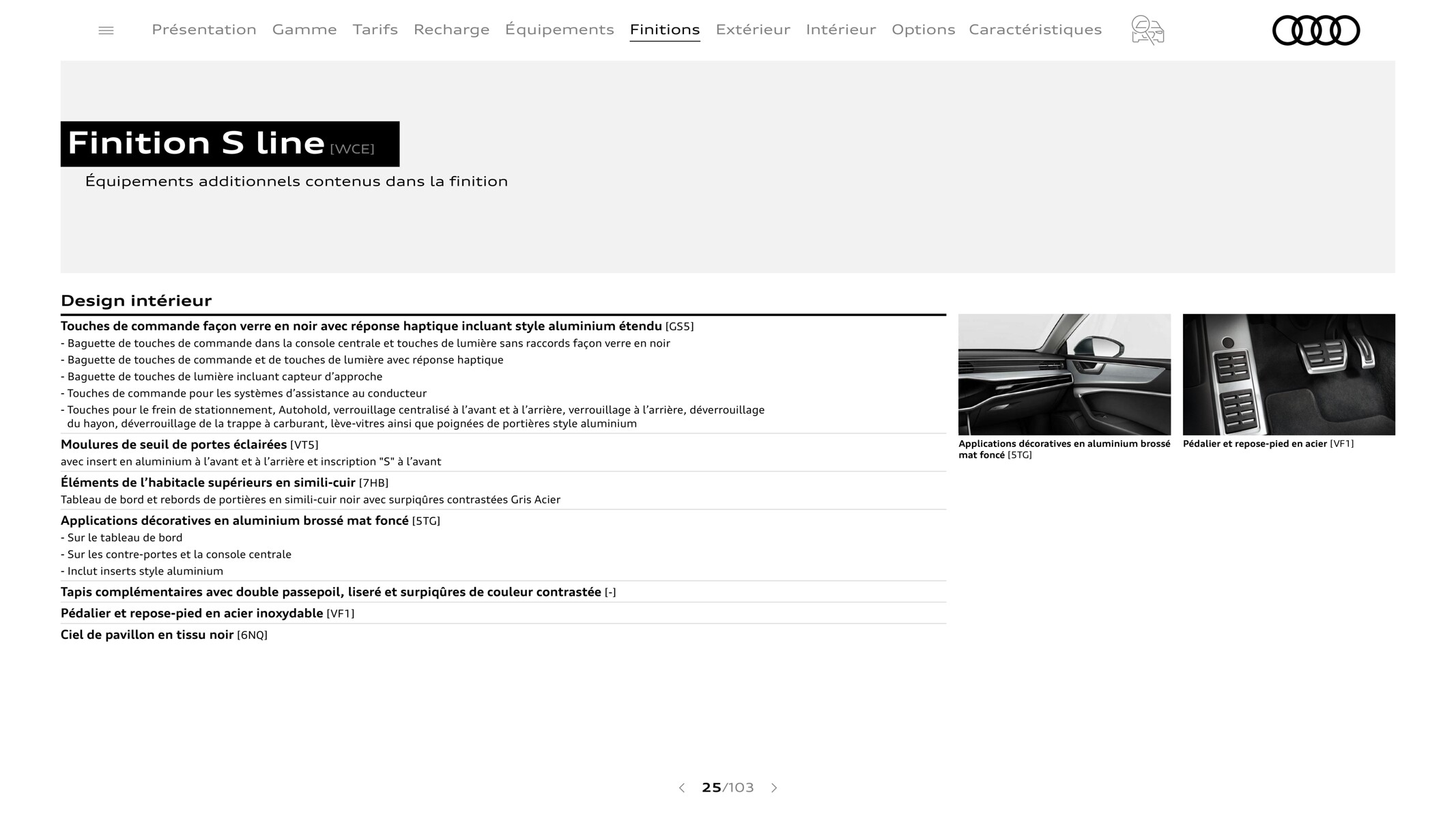 Catalogue A7 Sportback, page 00025