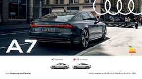 Catalogue Audi à Lyon | A7 Sportback. | 08/08/2023 - 08/08/2024