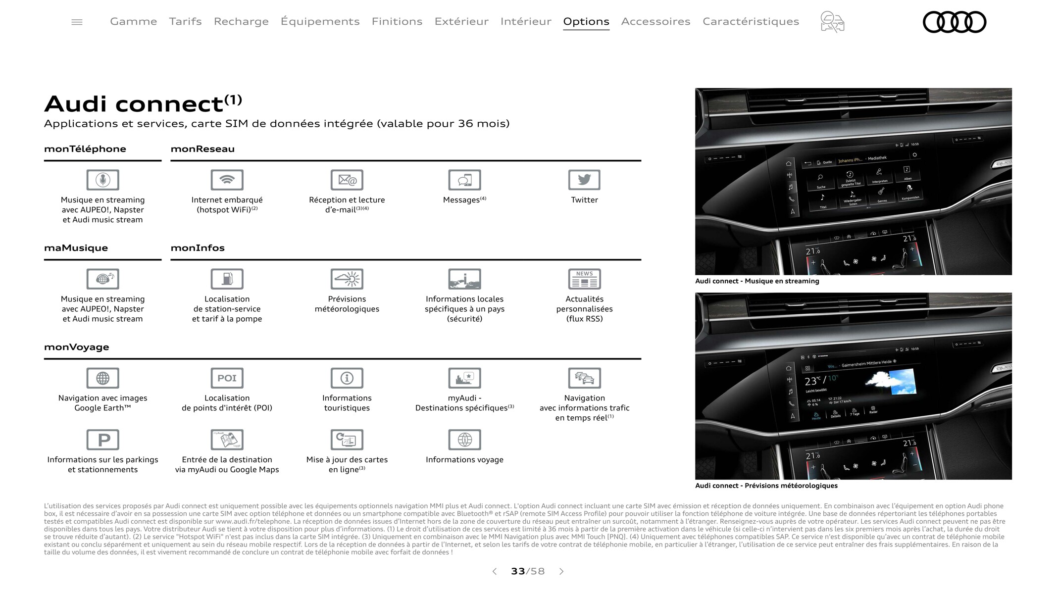 Catalogue A8 TFSI e, page 00033