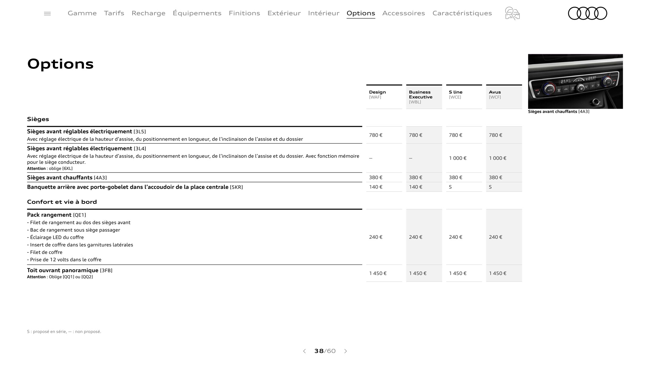 Catalogue Q3 Sportback, page 00038