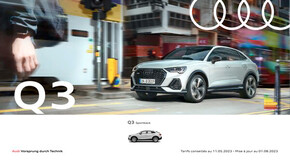 Catalogue Audi | Q3 Sportback. | 08/08/2023 - 08/08/2024