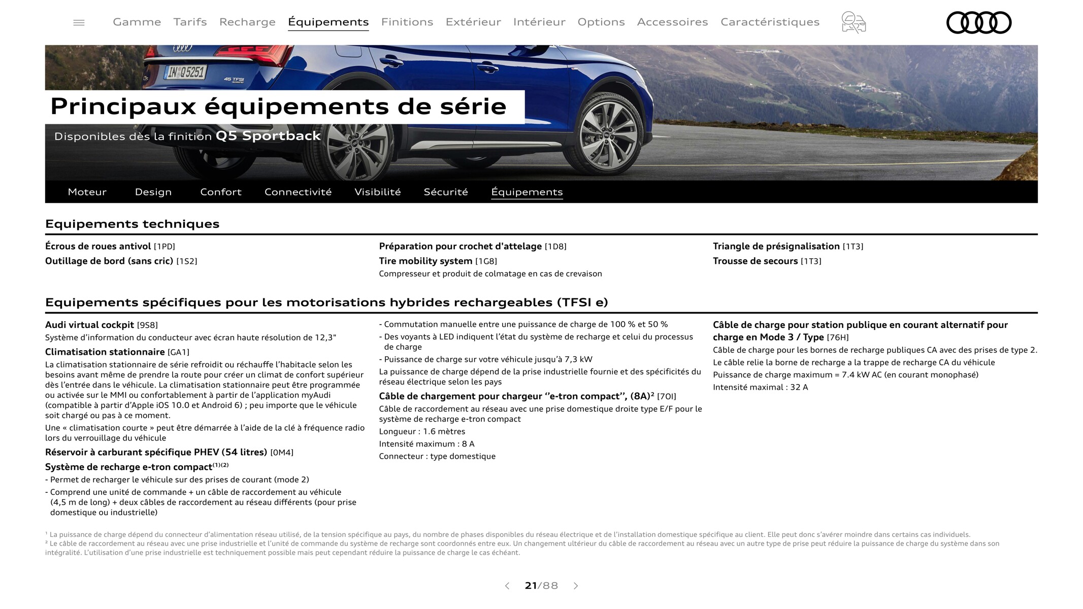 Catalogue Q5 Sportback, page 00021