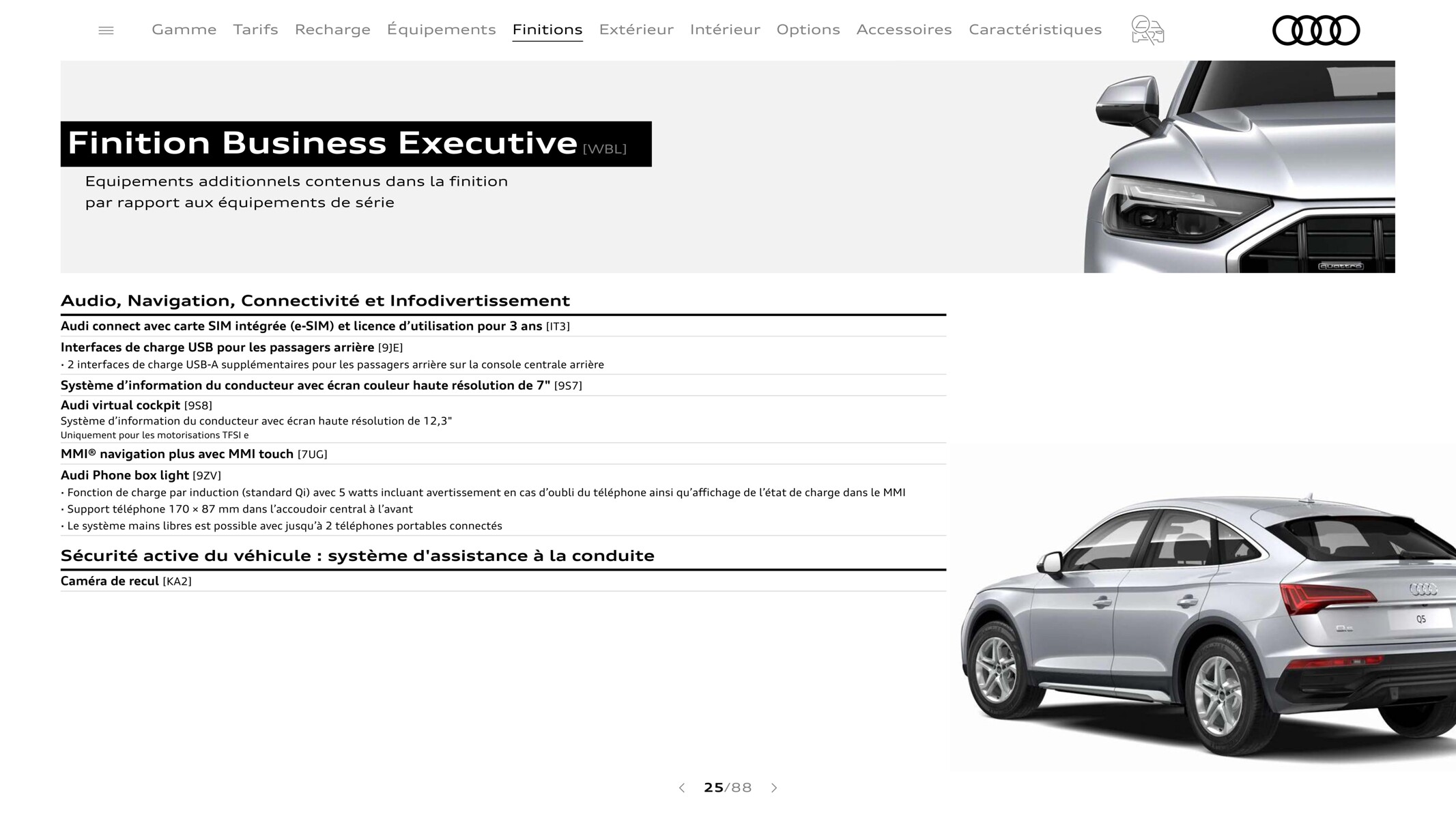 Catalogue Q5 Sportback, page 00025