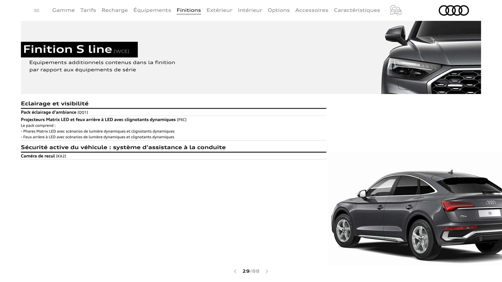 Catalogue Q5 Sportback, page 00029