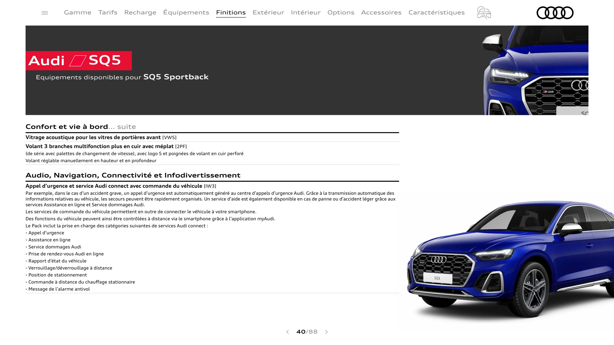 Catalogue Q5 Sportback, page 00040