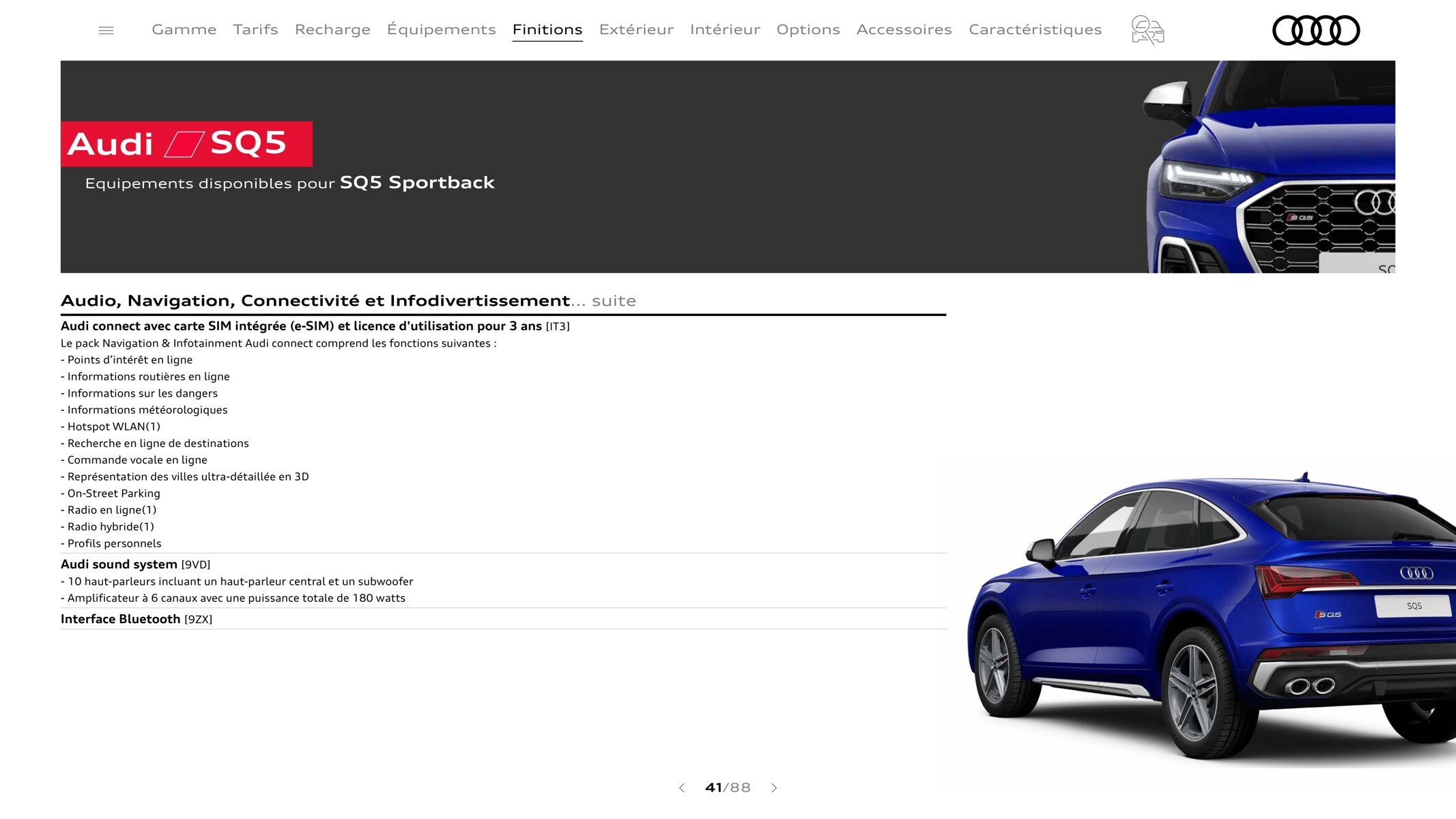 Catalogue Q5 Sportback, page 00041