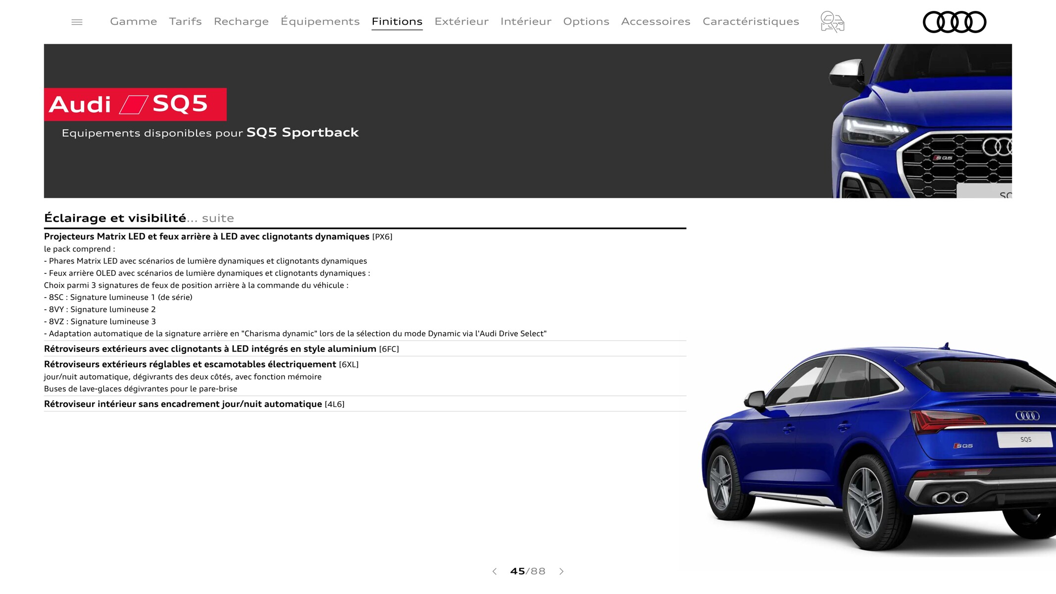 Catalogue Q5 Sportback, page 00045