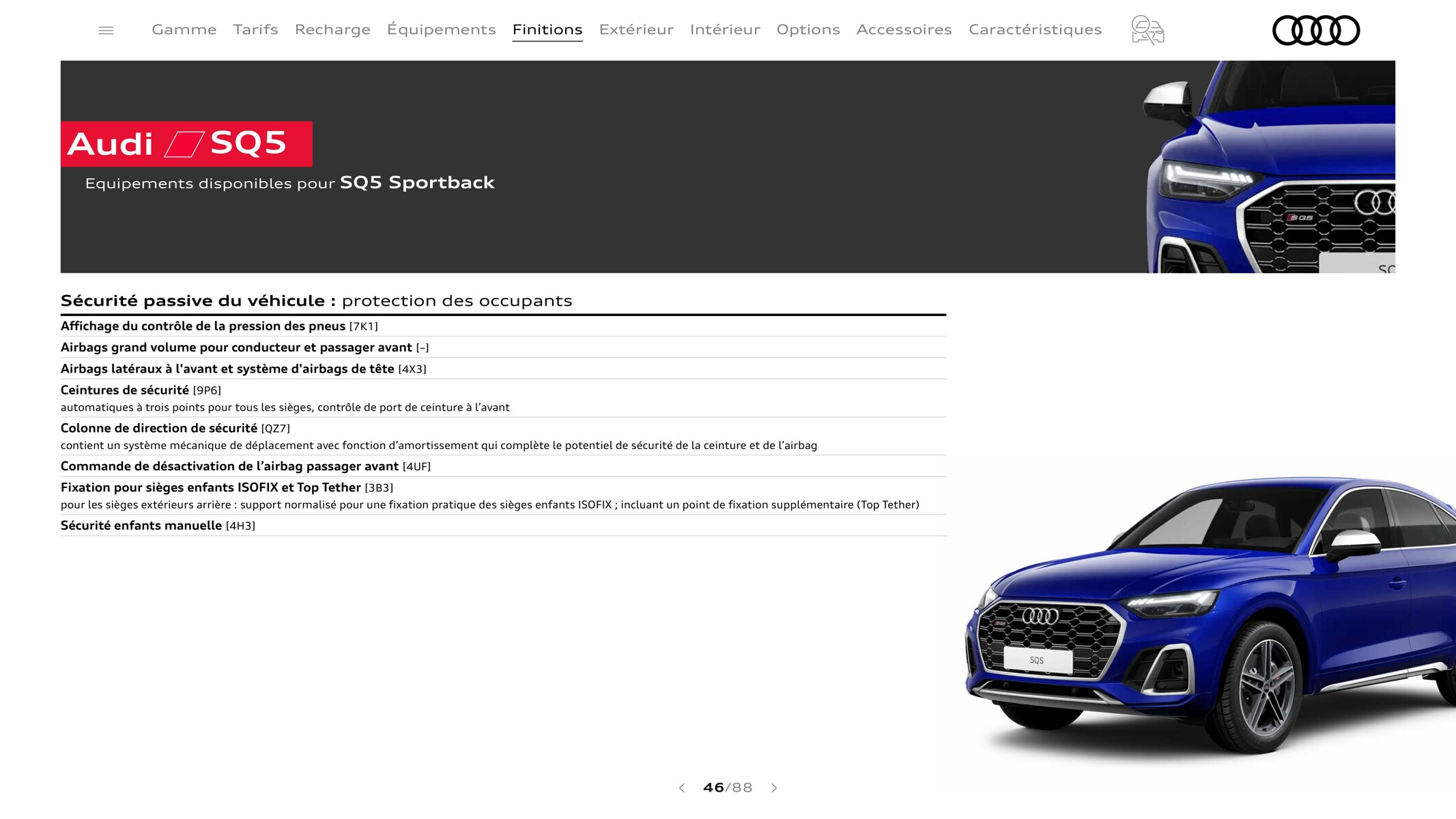 Catalogue Q5 Sportback, page 00046