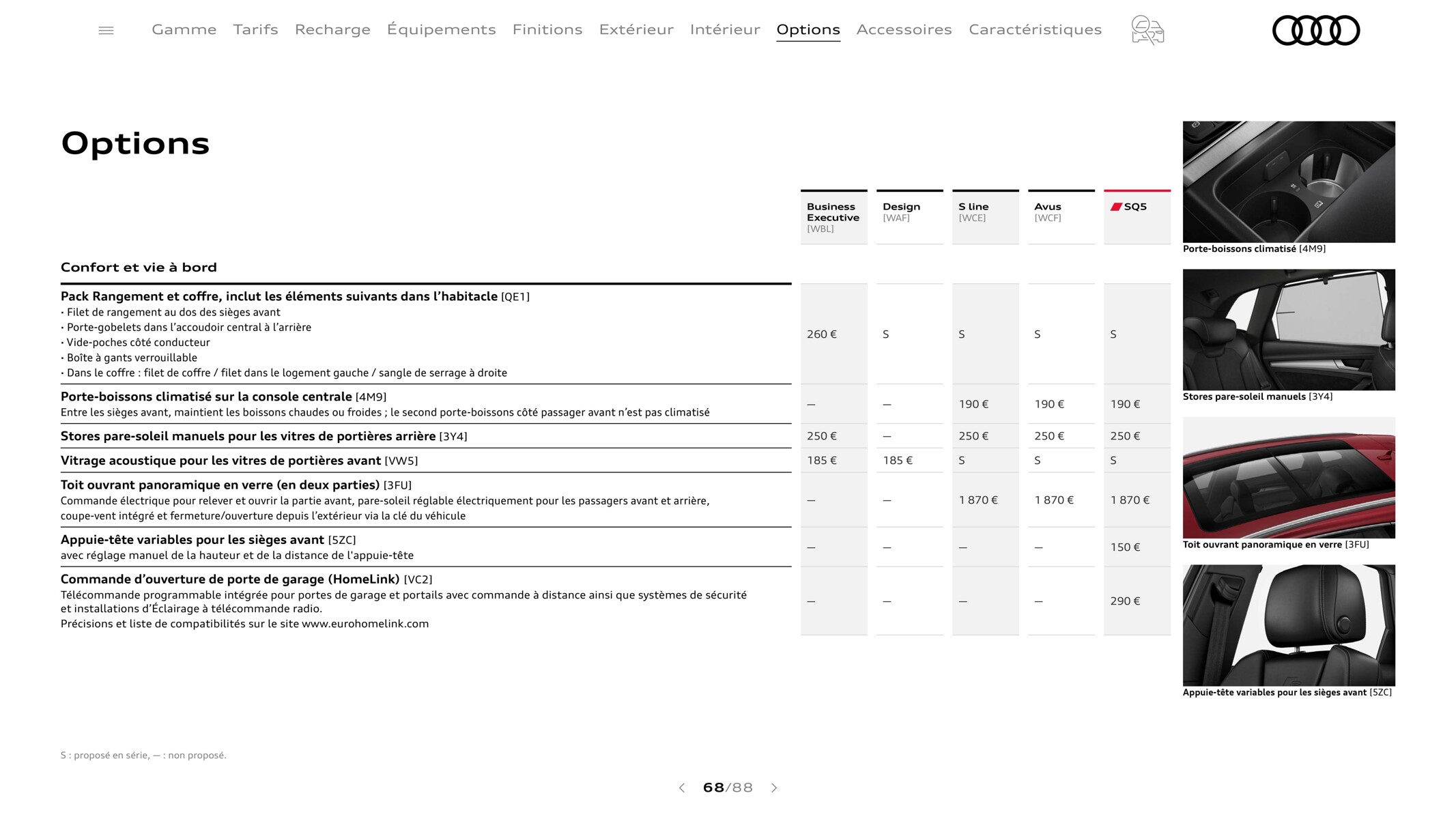 Catalogue Q5 Sportback, page 00068