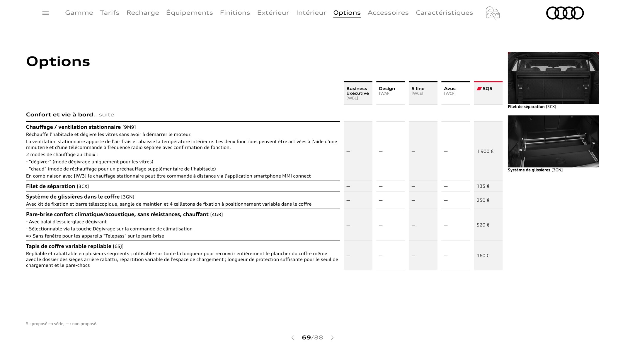 Catalogue Q5 Sportback, page 00069