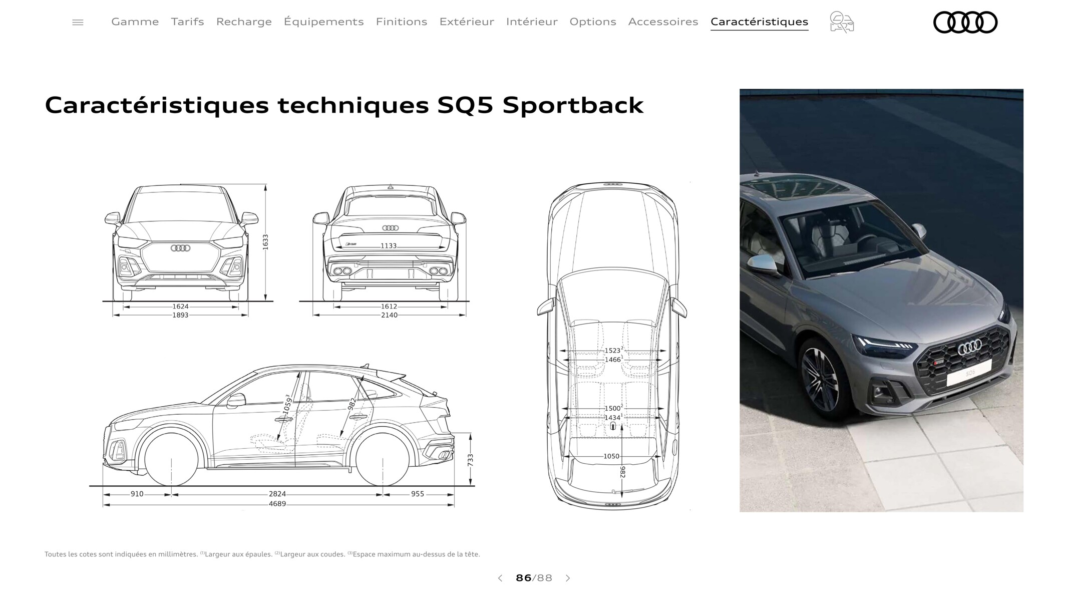 Catalogue Q5 Sportback, page 00086