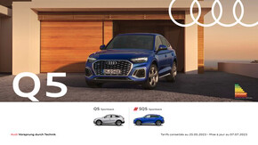 Promos de Auto et Moto à Grasse | Q5 Sportback sur Audi | 08/08/2023 - 08/08/2024