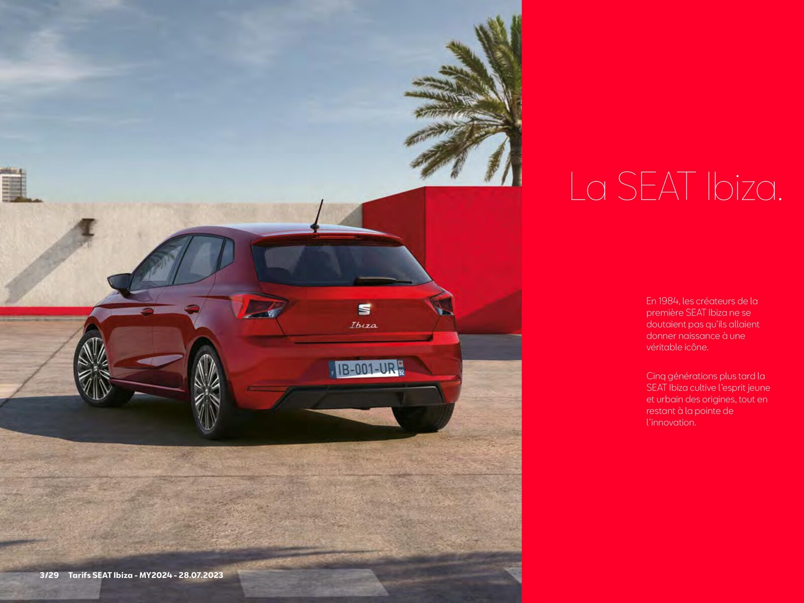 Catalogue SEAT Ibiza, page 00003