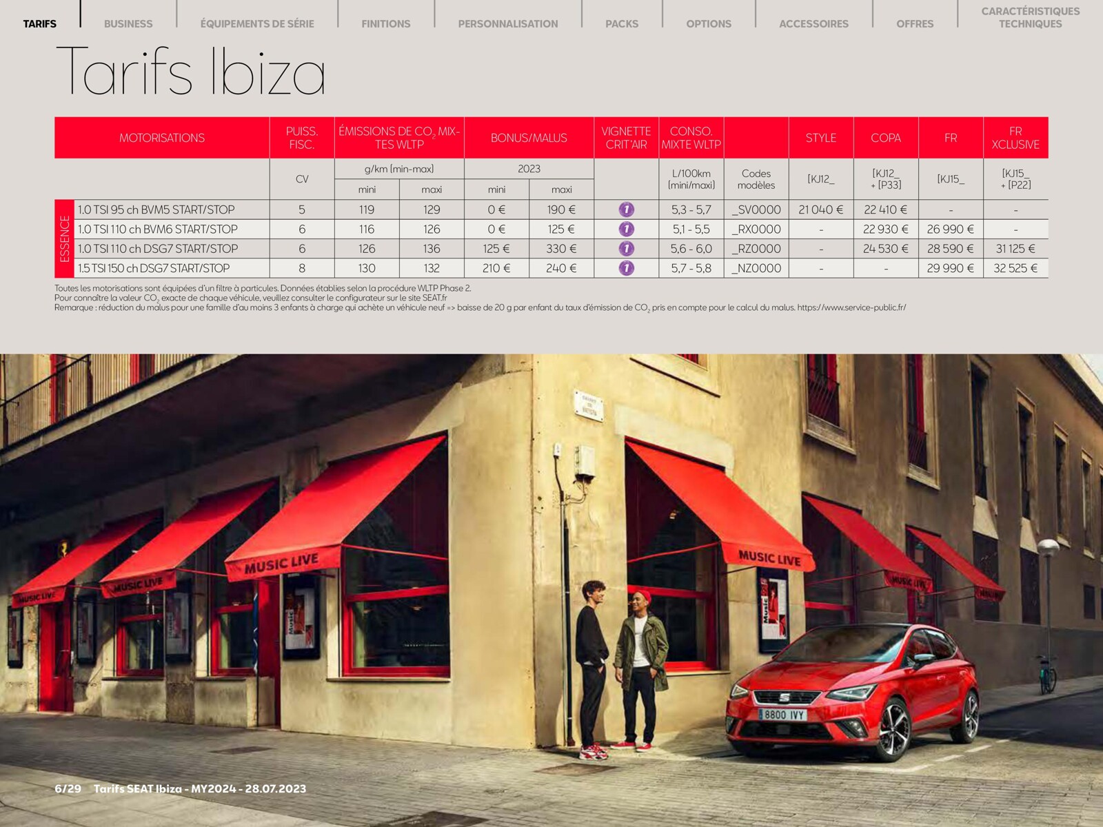 Catalogue SEAT Ibiza, page 00006