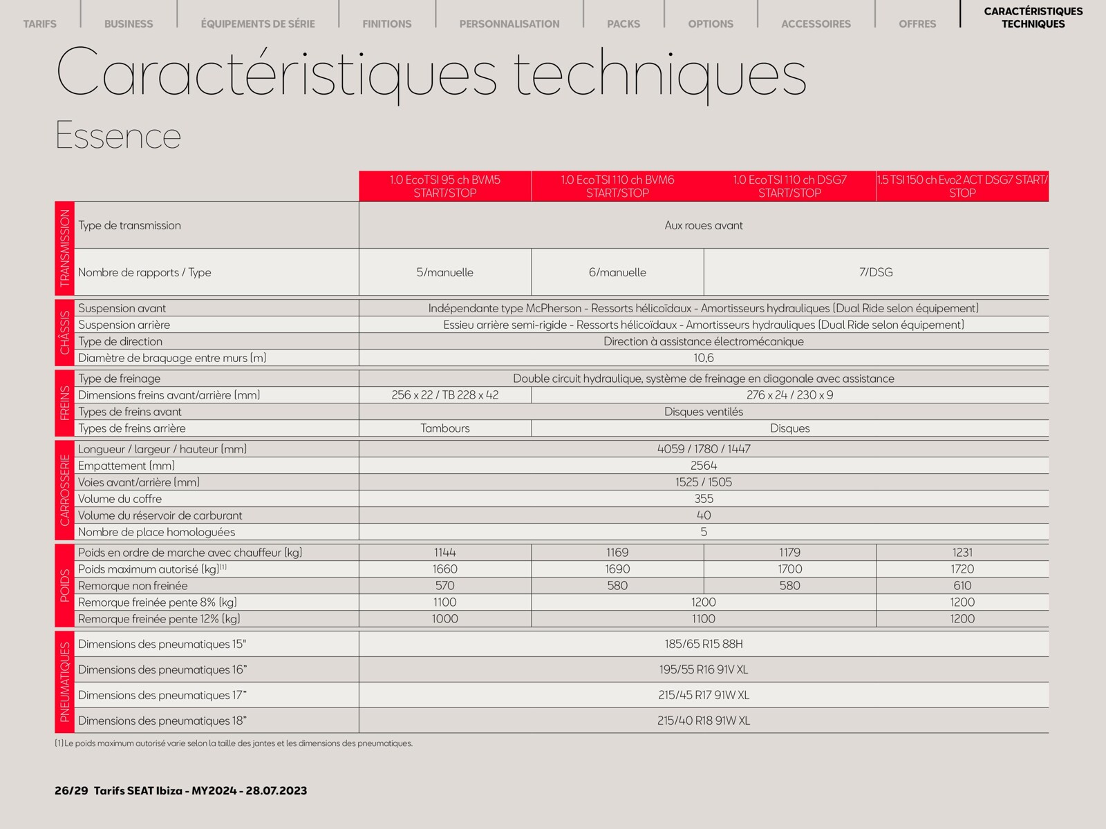 Catalogue SEAT Ibiza, page 00026