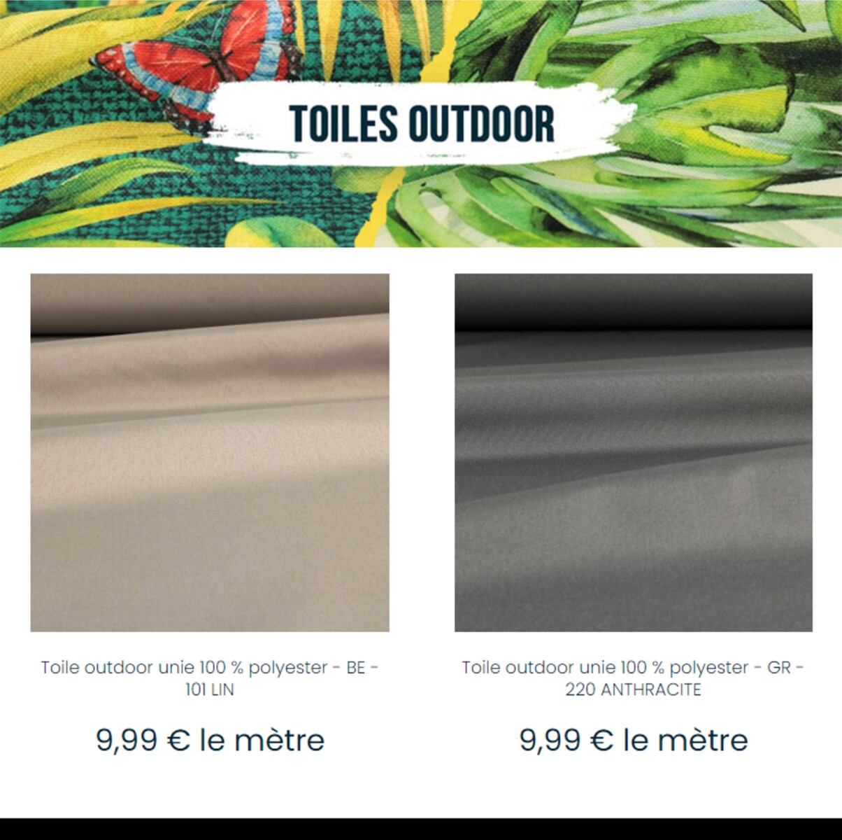 Catalogue TOILES OUTDOOR!, page 00004